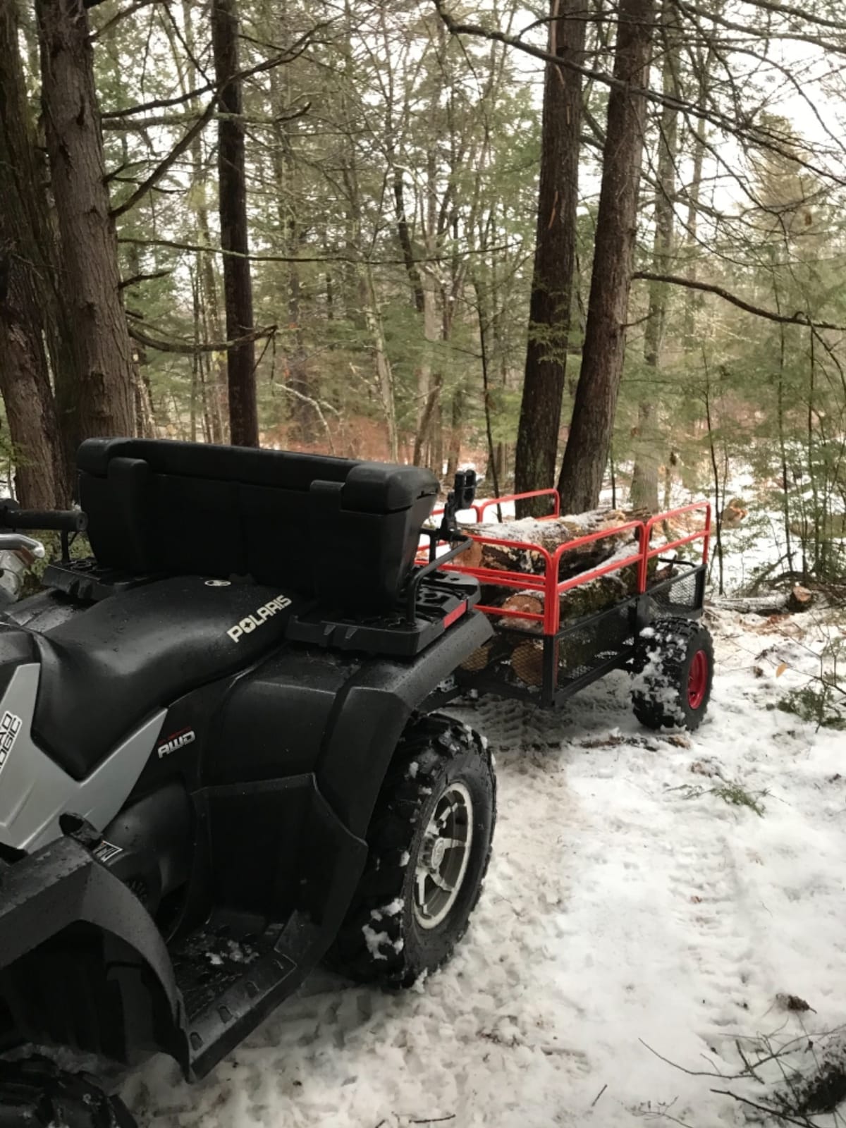 Guide Gear Cargo Utility Trailer, Heavy Duty Carts with Wheels, ATV Carrier customer photo 2