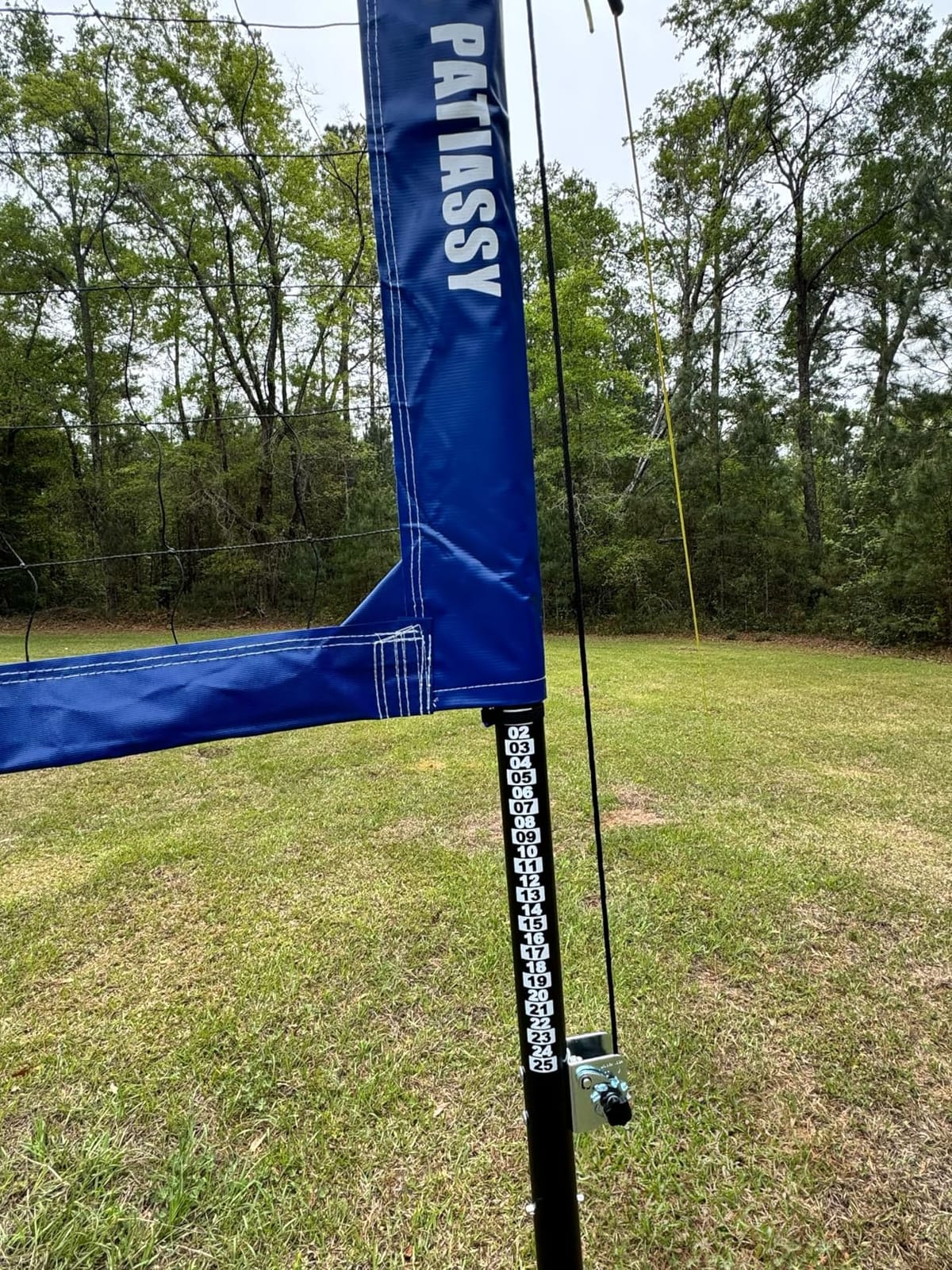 Professional Heavy Duty Volleyball Net Set for Backyard Outdoor | Steel Anti-Sag Winch, Rust-Resistant Aluminum Poles, 32FT Reinforced Net, 3 Official Height Adjustable, Portable Carry Bag customer photo 1