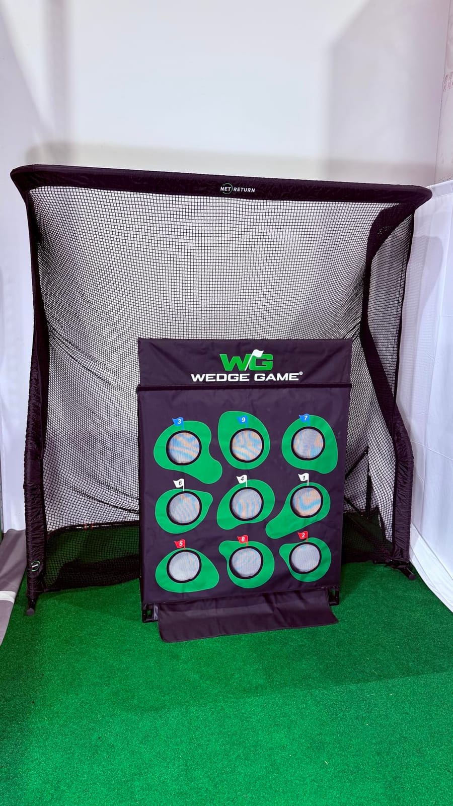 The Net Return Home/Pro Series Golf Net, Multi-Sport, 7x7 ft - 8x7.5 ft, Auto Ball Return, Portable for Indoor/Outdoor customer photo 1