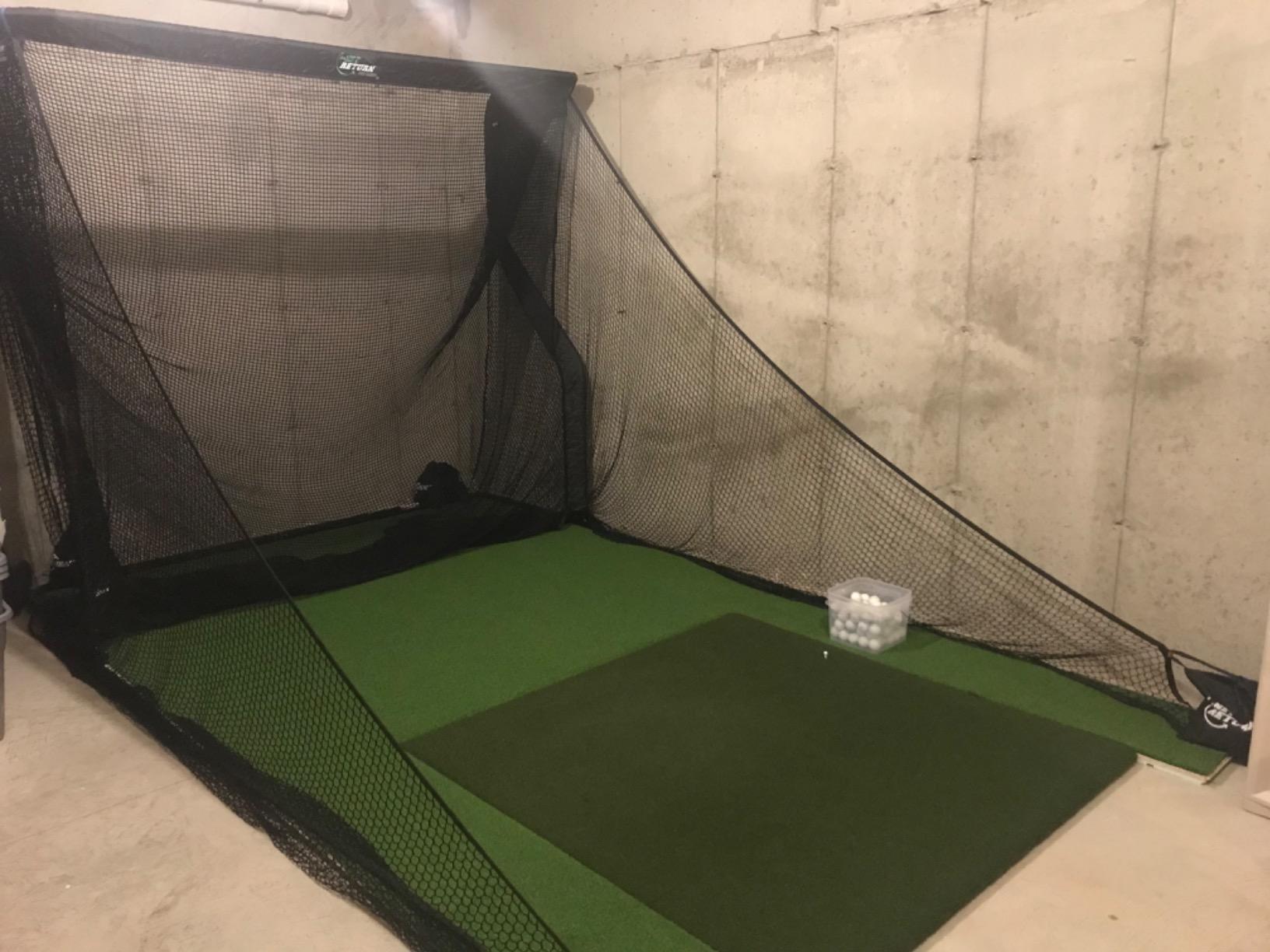 The Net Return Home/Pro Series Golf Net, Multi-Sport, 7x7 ft - 8x7.5 ft, Auto Ball Return, Portable for Indoor/Outdoor customer photo 2