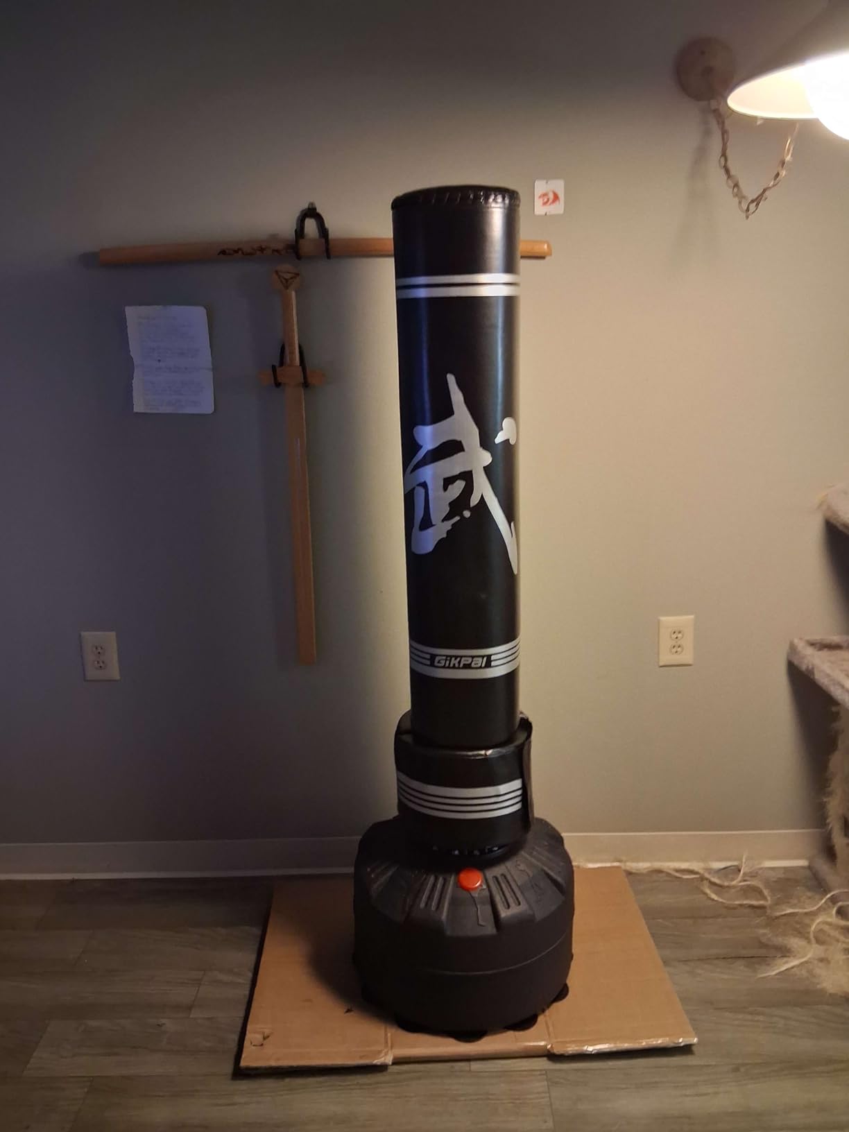 GIKPAL Freestanding Punching Bag for Adults, Heavy Boxing Bag with Stand customer photo 1
