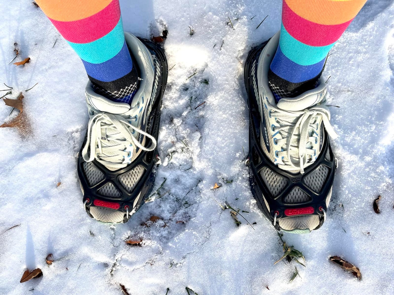 Kahtoola EXOspikes Footwear Traction for Winter Hiking & Running in Snow, Ice & Rocky Terrain customer photo 1