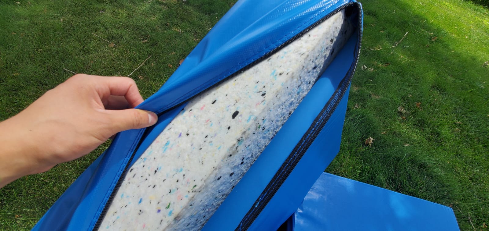 Yes4All Silencer Drop Pads/Weightlifting Drop Pads with PVC Cover & Easy Carry Handles - Sold in Pairs customer photo 1