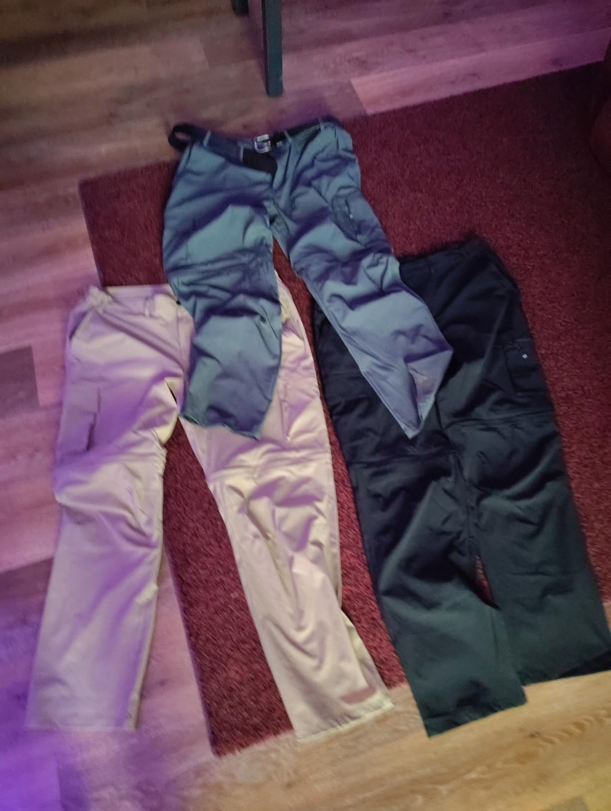 Mens Hiking Convertible Pants Outdoor Waterproof Quick Dry Zip Off Lightweight Fishing Pants customer photo 2
