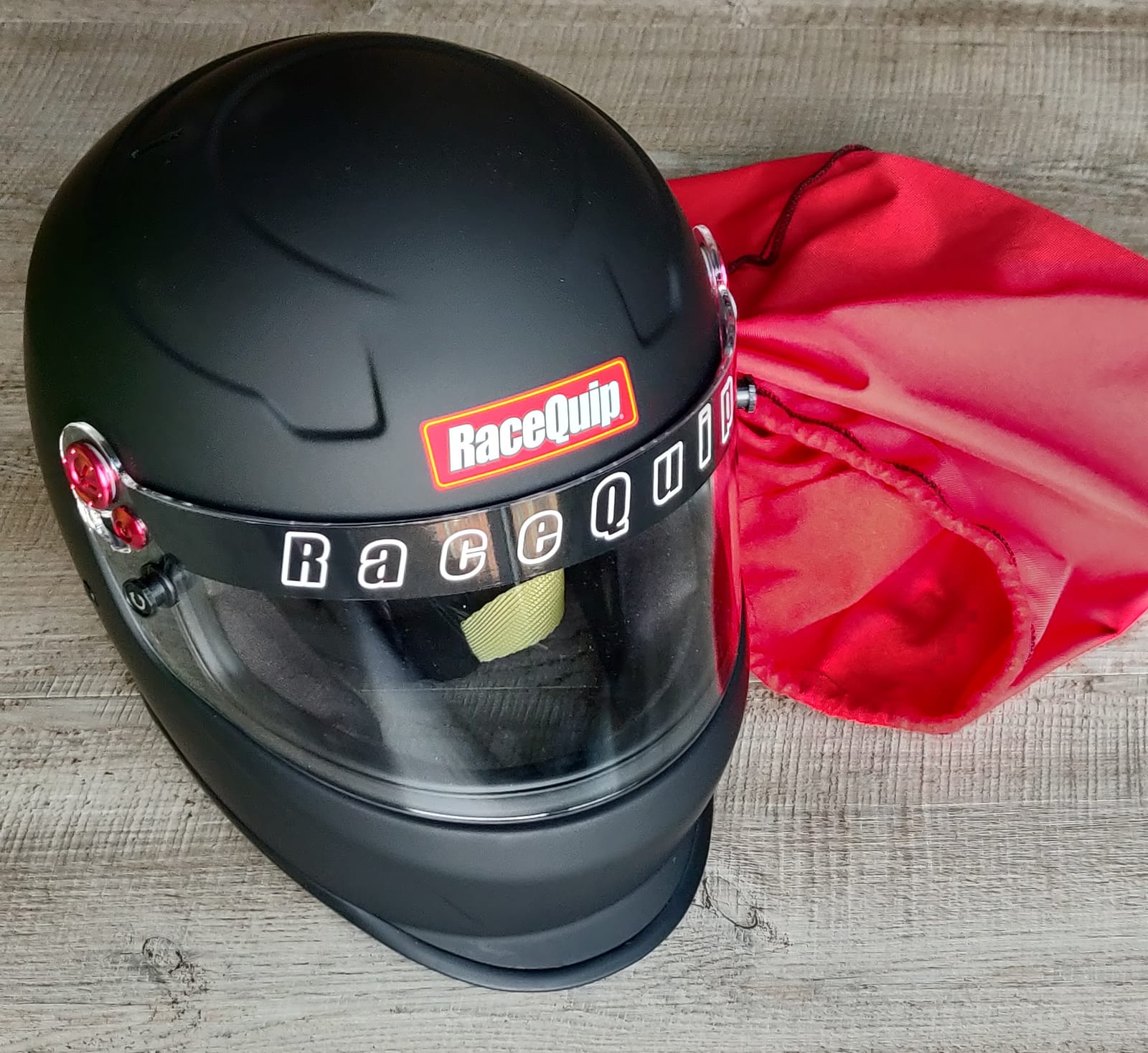 RaceQuip Full Face Helmet PRO20 Series Snell SA2020 Rated (Flat Black Medium 276993) customer photo 2
