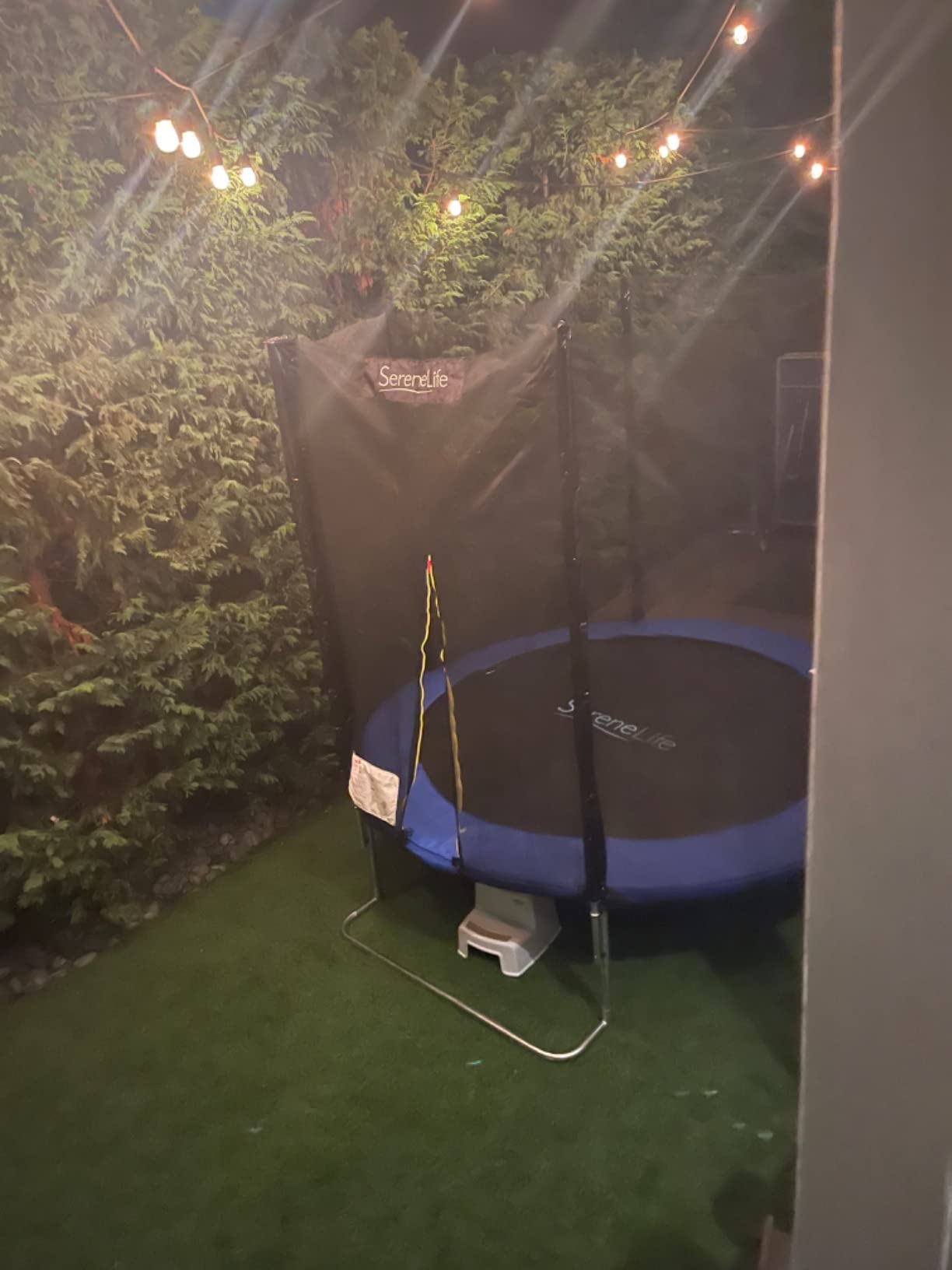 SereneLife Trampoline Outdoor 8FT 10FT 12FT 14FT with Enclosure Net, Ladder and Anti-Rust Coating - ASTM Approved Recreational Trampolines - Heavy Duty Yard Trampolines for Kids and Adults customer photo 1