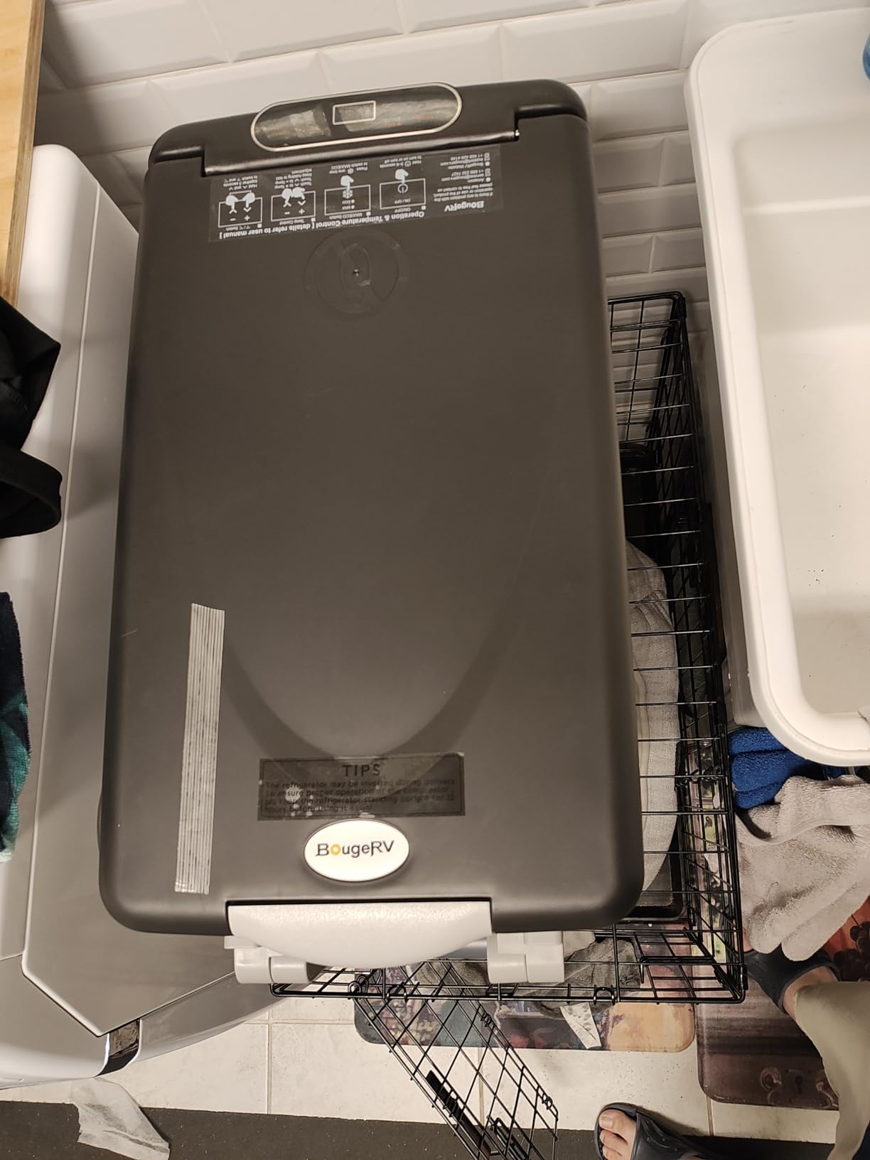BougeRV 12V Refrigerator 42 Quart, Electric Car Cooler with MAX/ECO Mode | 12/24V DC, 45dB Quiet, -4~50F, 3-level Battery Protection for Truck, RV, Camping, Use as freezer or refrigerator customer photo 2
