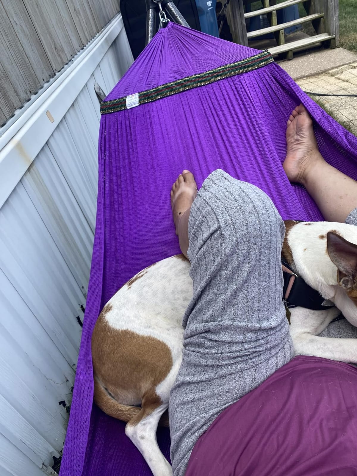 Tranquillo 2-Person 600lbs Instant Hammock with Stand, Black | Black Finish, 2-Person Capacity, Polyester Mesh Net, Carry Bag Included, Tool-Free Setup, 39.3 in Height customer photo 1