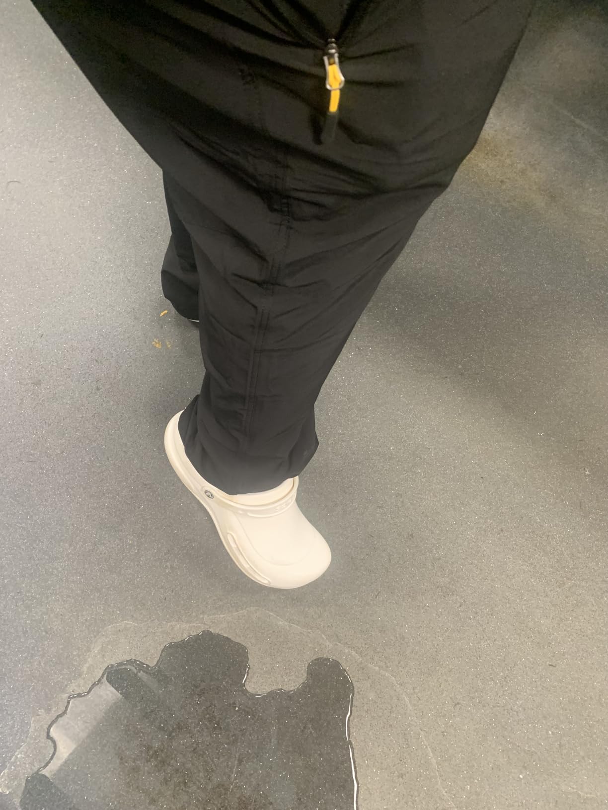 Men's Elastic Waist Hiking Pants Water Resistant Quick-Dry Lightweight Outdoor Sweatpants with Zipper Pockets customer photo 2