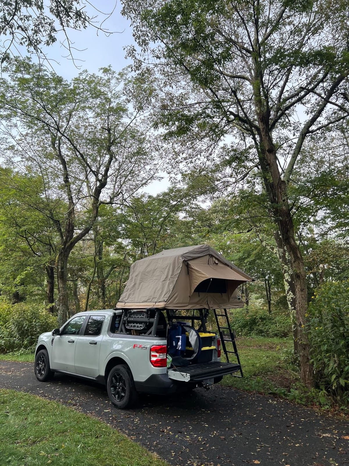 Soft Shell Rooftop Tent for SUV & Truck Camping, 3-Person - Overland Vehicle Systems TMBK - Universal Fitment with Rainfly & Ladder customer photo 1