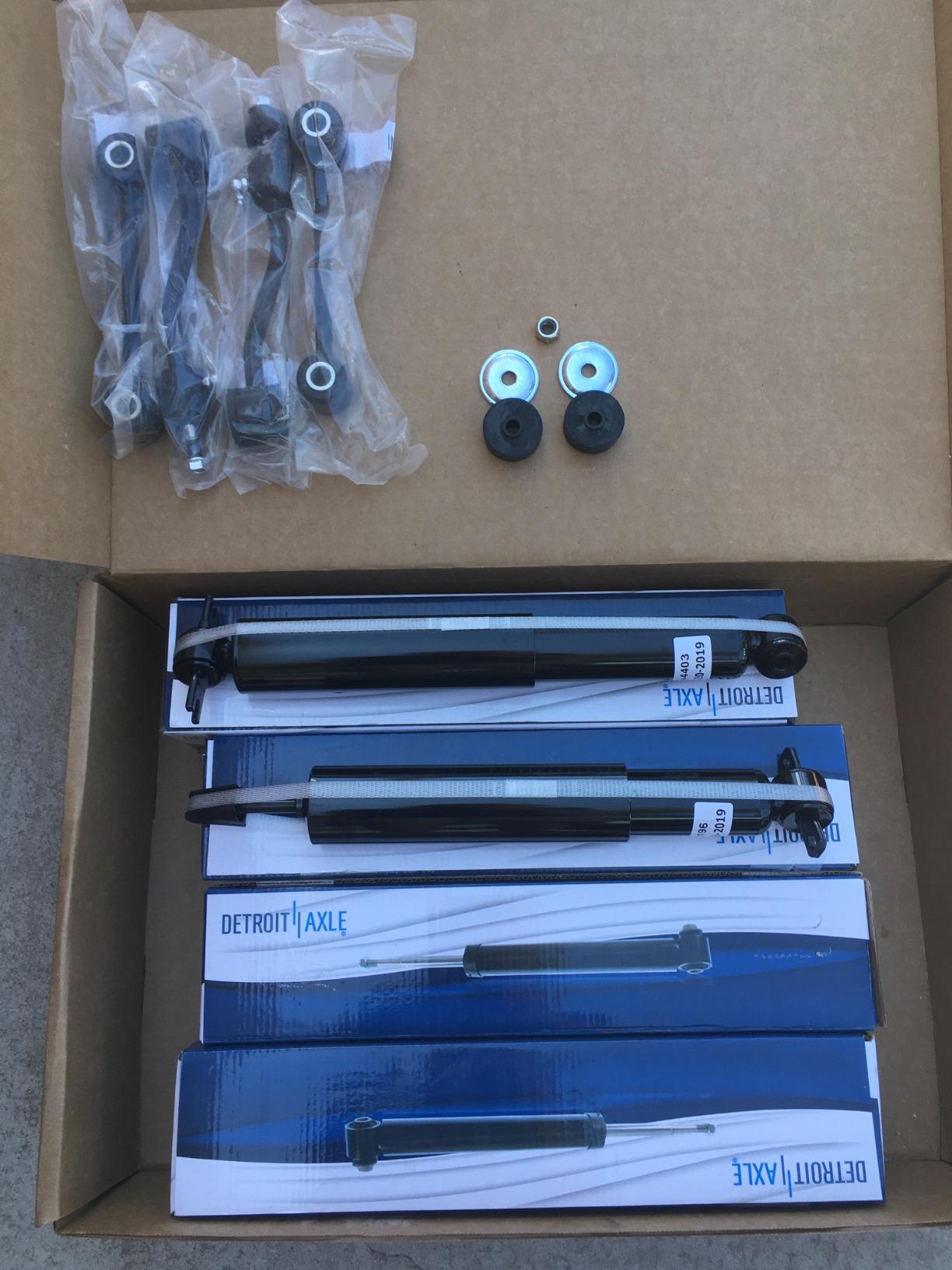 Detroit Axle Front End 12pc Suspension Kit for Ford Ranger Mazda B2300 | B2500 B3000 B4000 Shock Absorbers Upper Control Arms 2 Lower Ball Joints 4 Inner Outer Tie Rods 2 Sway Bar Links Replacement customer photo 1