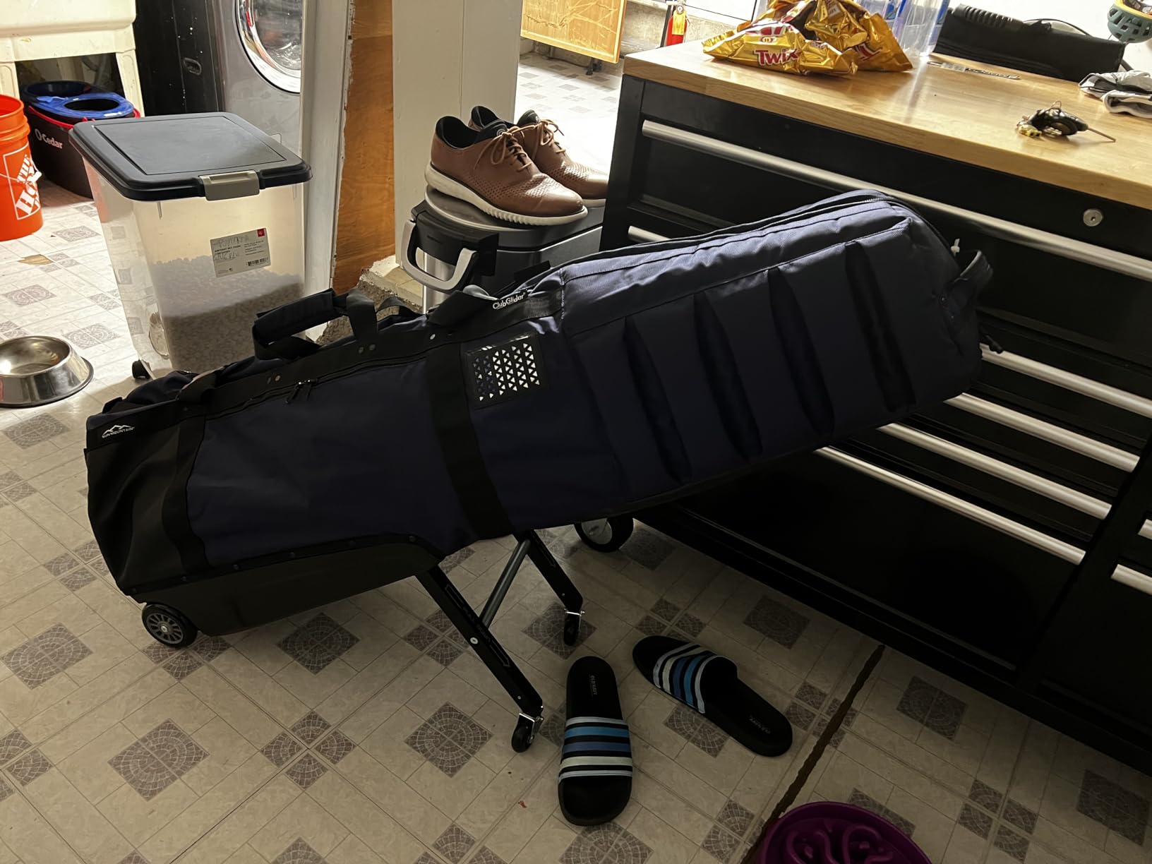 Sun Mountain ClubGlider Meridian Golf Travel Bag, 4-Wheel Rolling Retractable-Leg System customer photo 2