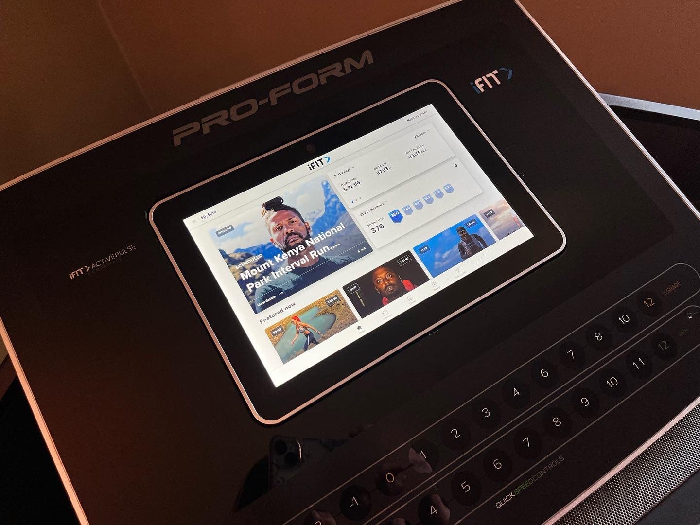 ProForm Pro Treadmills: Smart Treadmills for Walking and Running with SpaceSaver Design customer photo 2
