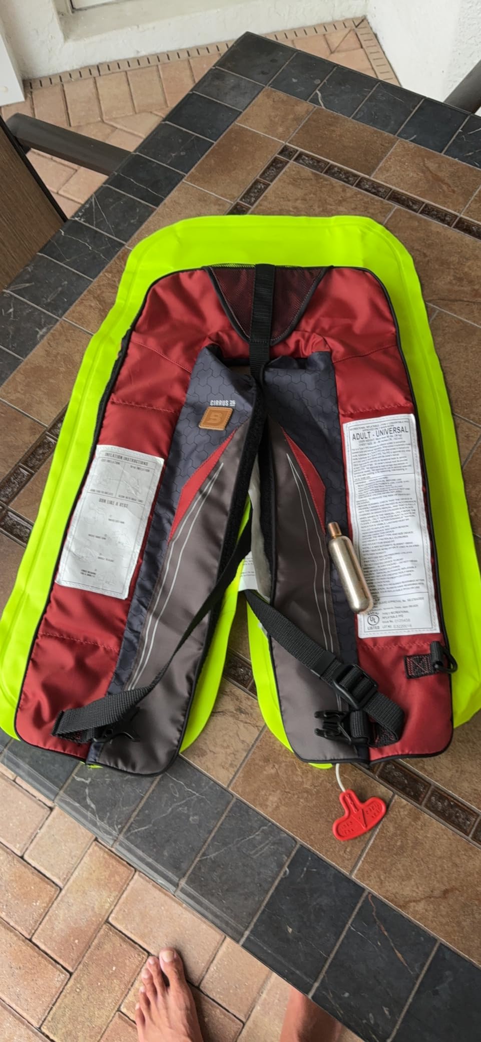 BLUESTORM Cirrus26 Inflatable PFD Life Jackets for Adults | US Coast Guard Approved Automatic Life Vest w/Manual Override Convertibility customer photo 2