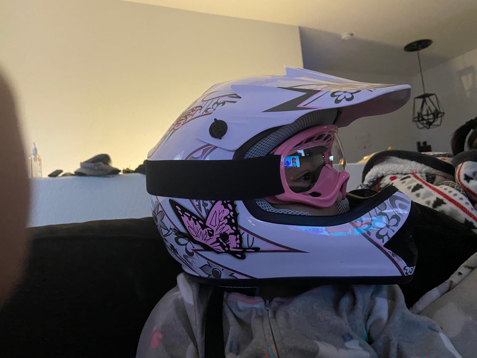 TCMT Dot Youth & Kids Motocross Offroad Street Helmet with Goggles & Gloves | Removable And Washable Padding, Lightweight, Includes Storage Bag., For Street Bikes, ATV, Dirt Bikes customer photo 2