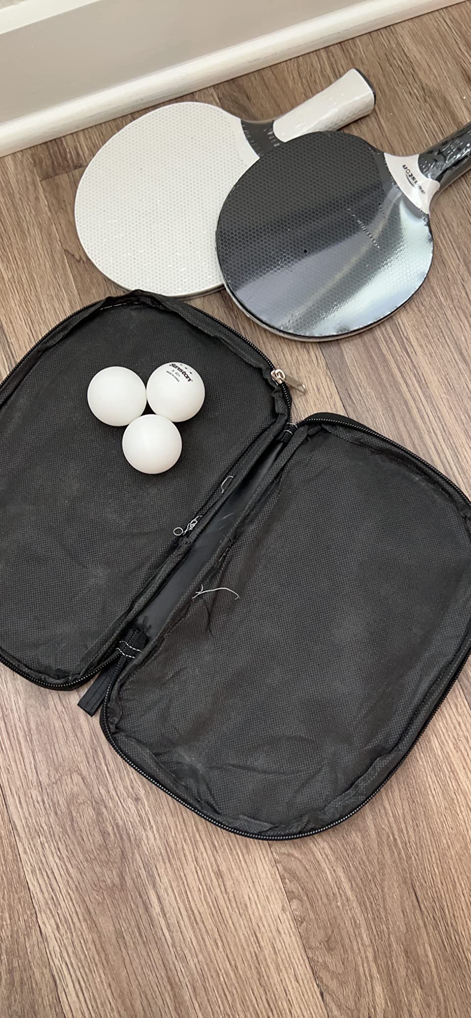 Senston Table Tennis Rackets Set, Professional Ping Pong Paddle Set for 4 Players, Composite Rubber Table Tennis Paddles, Indoor or Outdoor Games customer photo 2