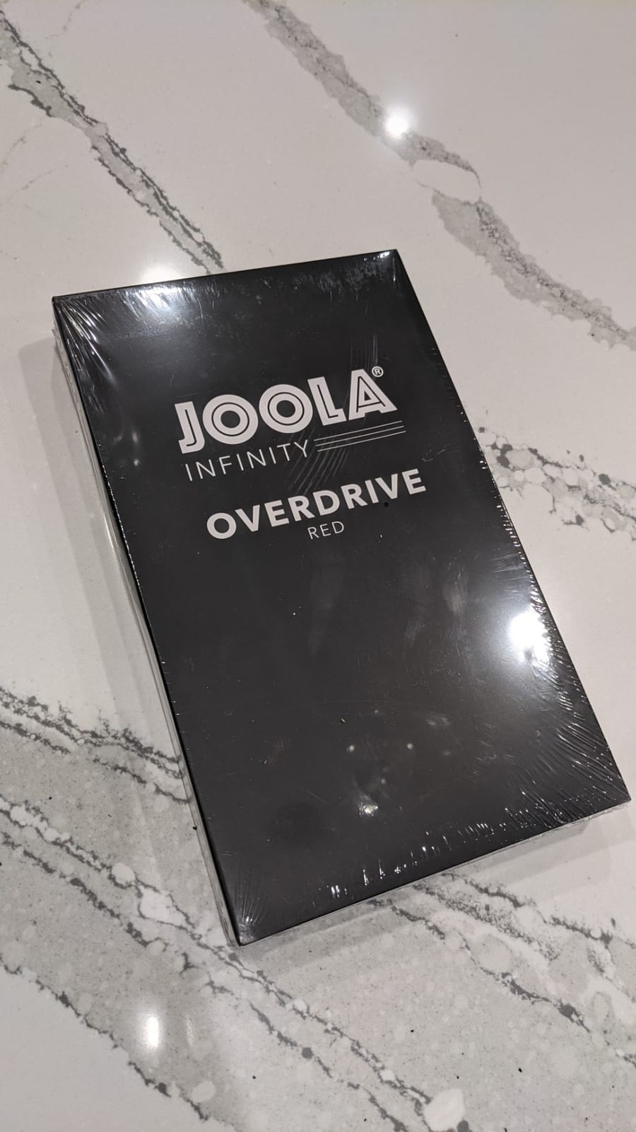 JOOLA Infinity Overdrive - Professional Performance Ping Pong Paddle with Carbon Technology - Black Rubber on Both Sides - Competition Table Tennis Racket for Advanced Training - Extreme Speed customer photo 1