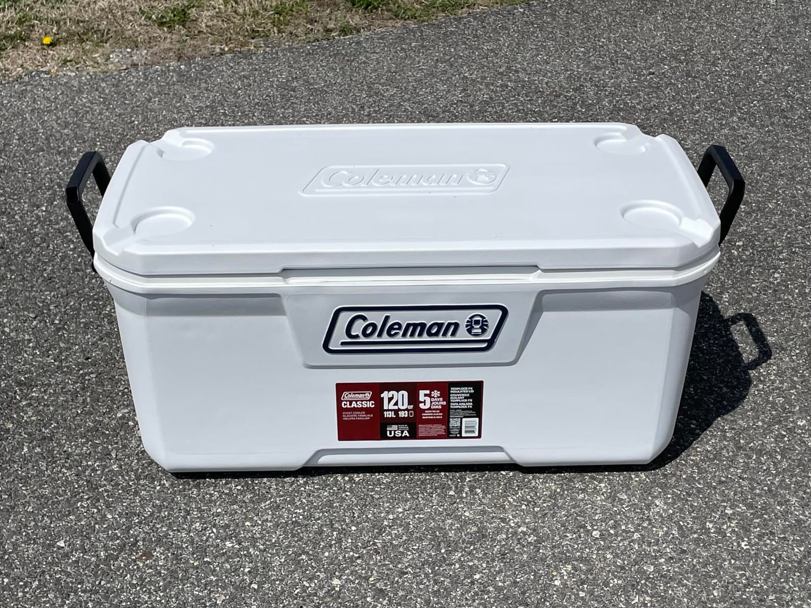 Coleman Marine Cooler with Fully Insulated UV Guard Lid & Body, Keeps Ice for 3+ Days, Great for Boating & Fishing, 52qt/100qt Wheeled/120qt Options customer photo 1