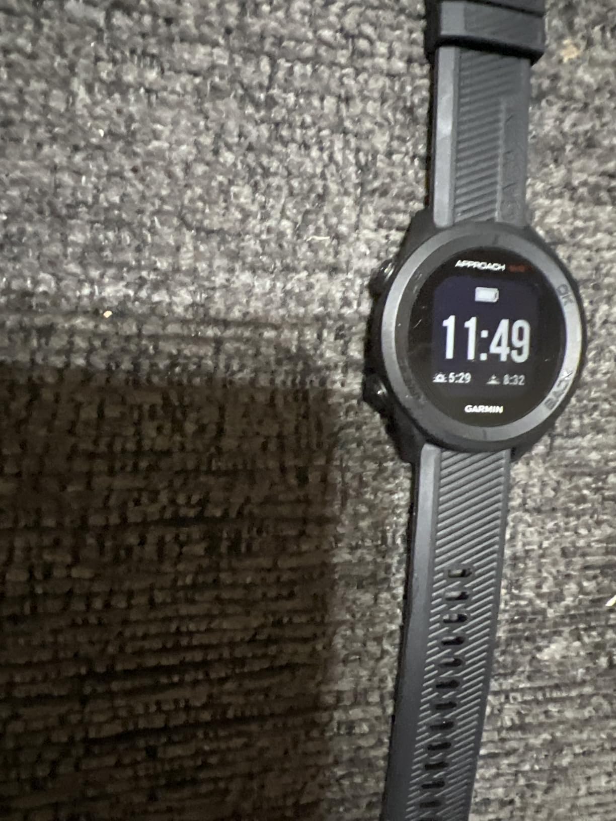 Garmin Approach S12, Easy-to-Use GPS Golf Watch, 42k+ Preloaded Courses, Black, 010-02472-00 | Over 42,000 course maps, sunlight-readable screen, score tracking, up to 30-hour battery customer photo 1