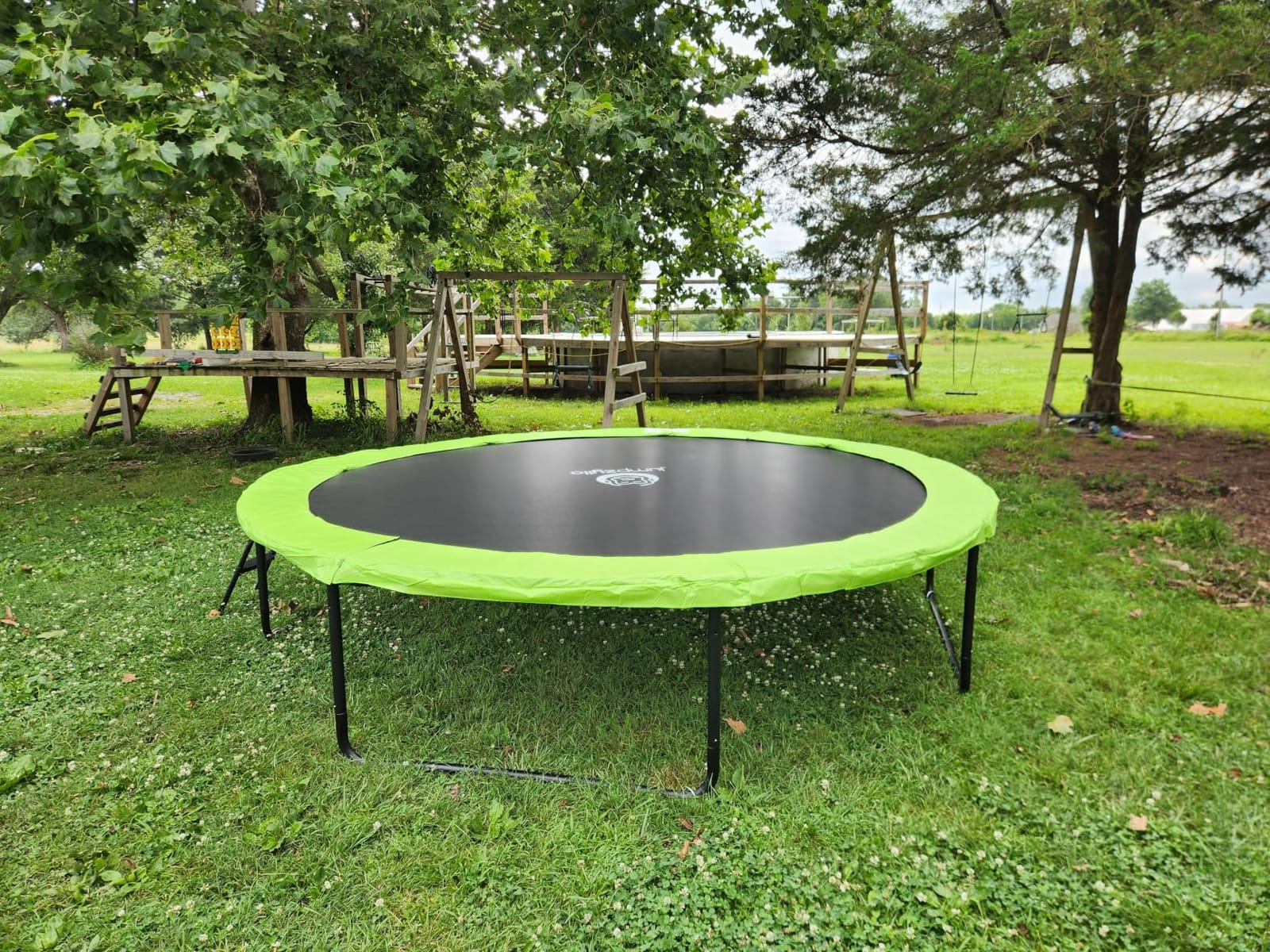 Jumpzylla Outdoor Trampoline with Net for Kids 8FT 10FT 12FT 14FT 15FT 16FT customer photo 1