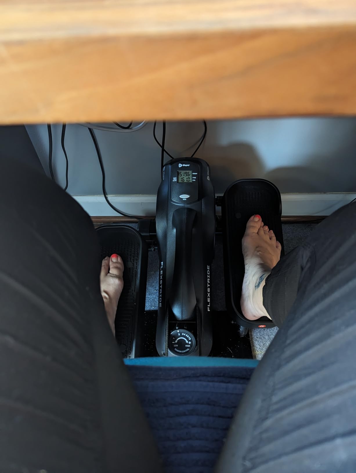 Lifepro Flexstride Under Desk Elliptical with Red Light Therapy Option customer photo 1