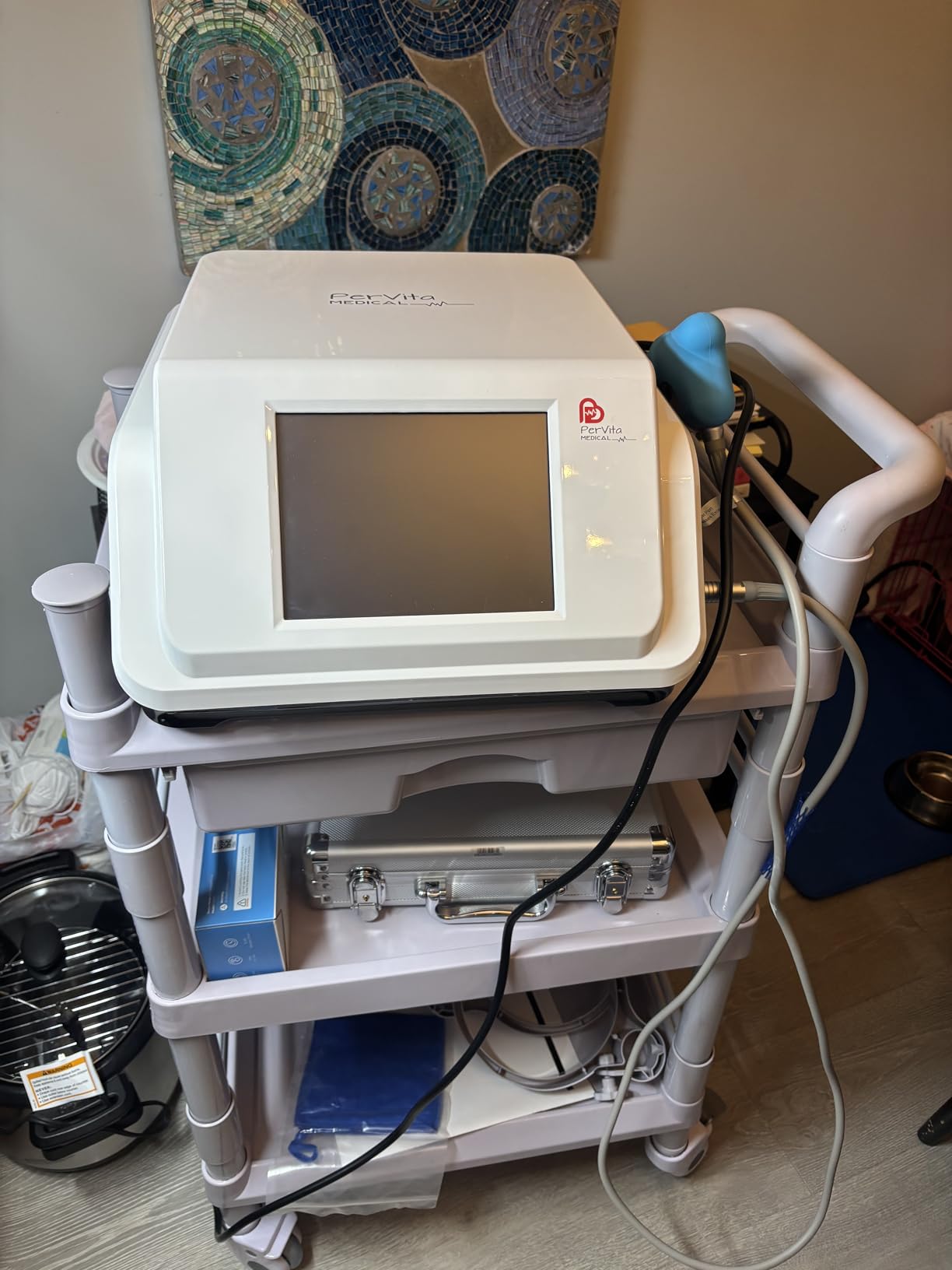 PerVita Medical Extracorporeal Shock Wave Therapy ESWT Machine for Joint and Muscle Pain Relief, Muscle and Bone Tissue Regeneration, Painless, Non-Invasive, No Side Effects, PSP20 customer photo 2