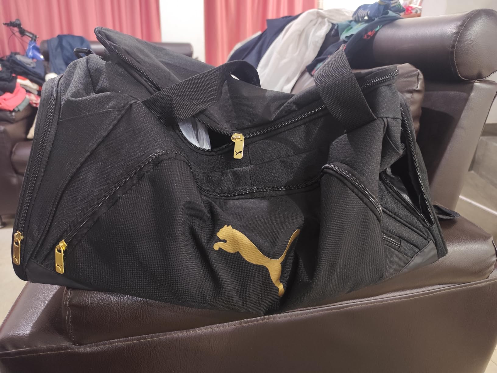 PUMA Accelerator Duffel Bag with Removable Strap & Shoe Pocket customer photo 2