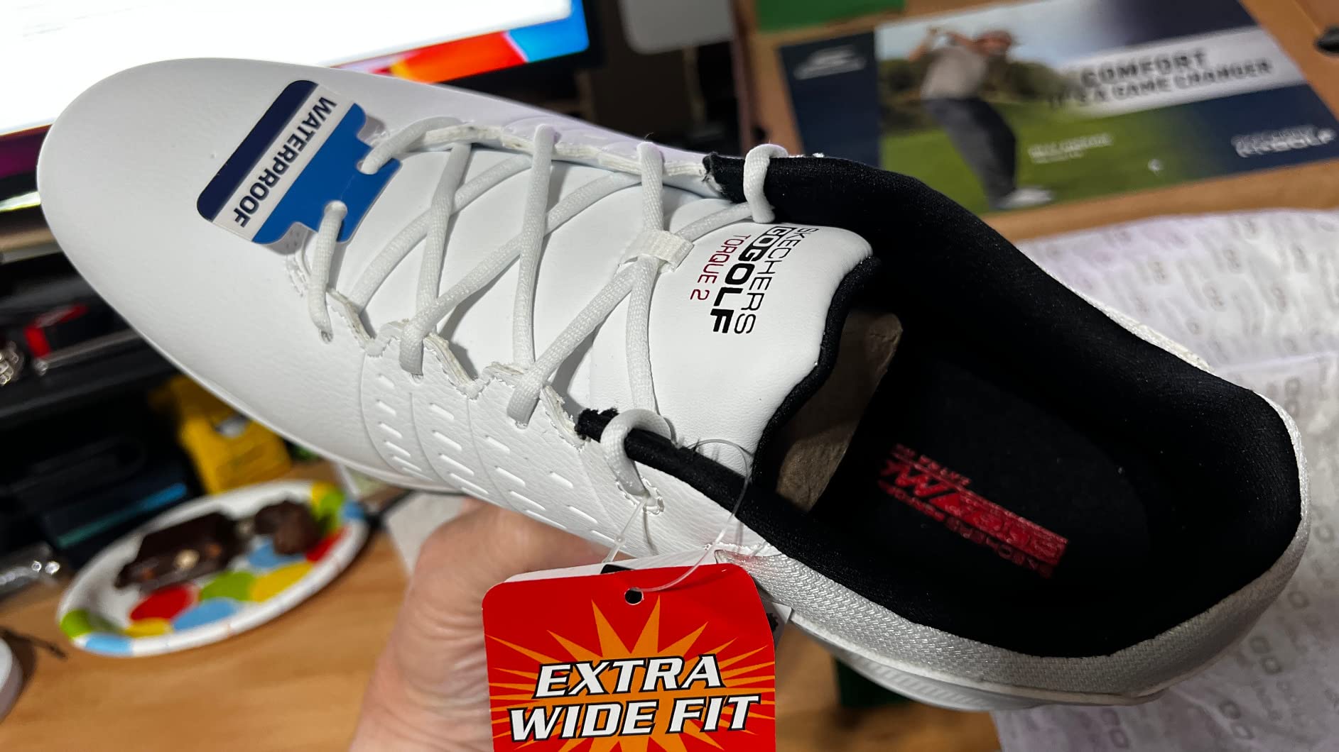 Skechers Men's Torque Waterproof Golf Shoe customer photo 2