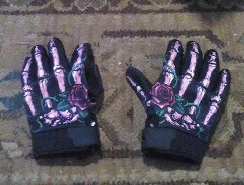 RIGWARL Motorcycle Gloves for Men Women Touchscreen, Lightweight Dirt Bike Glove Non-Slip, Skeleton Motorcycle Riding Glove customer photo 1