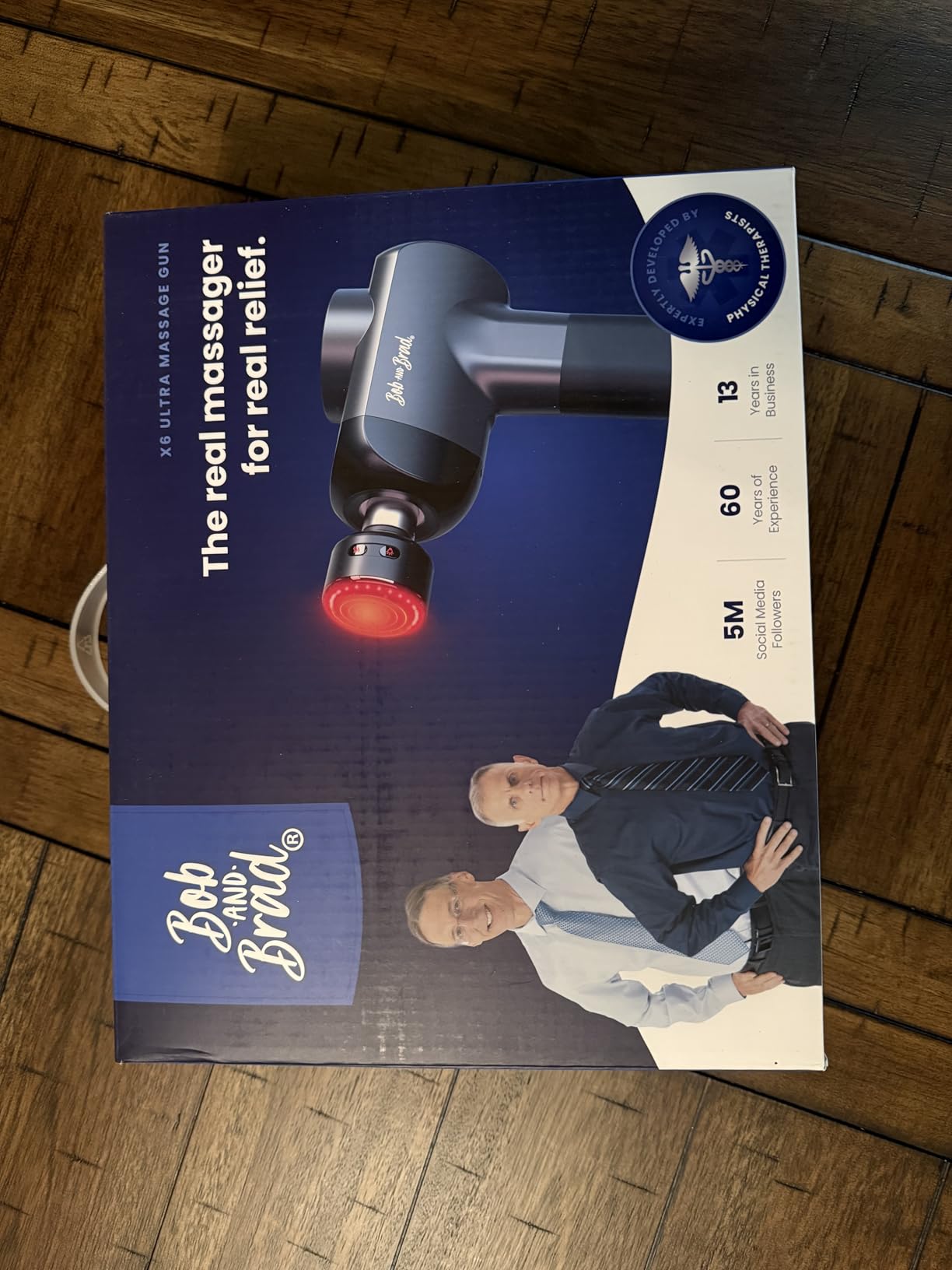 BOB AND BRAN X6 Pro Massage Gun Deep Tissue Percussion with Metal Head | FSA Eligible Professional Muscle Massage Gun for Athletes, HSA Electric Massager Gun for Pain Relief, Gift for Men Women customer photo 2