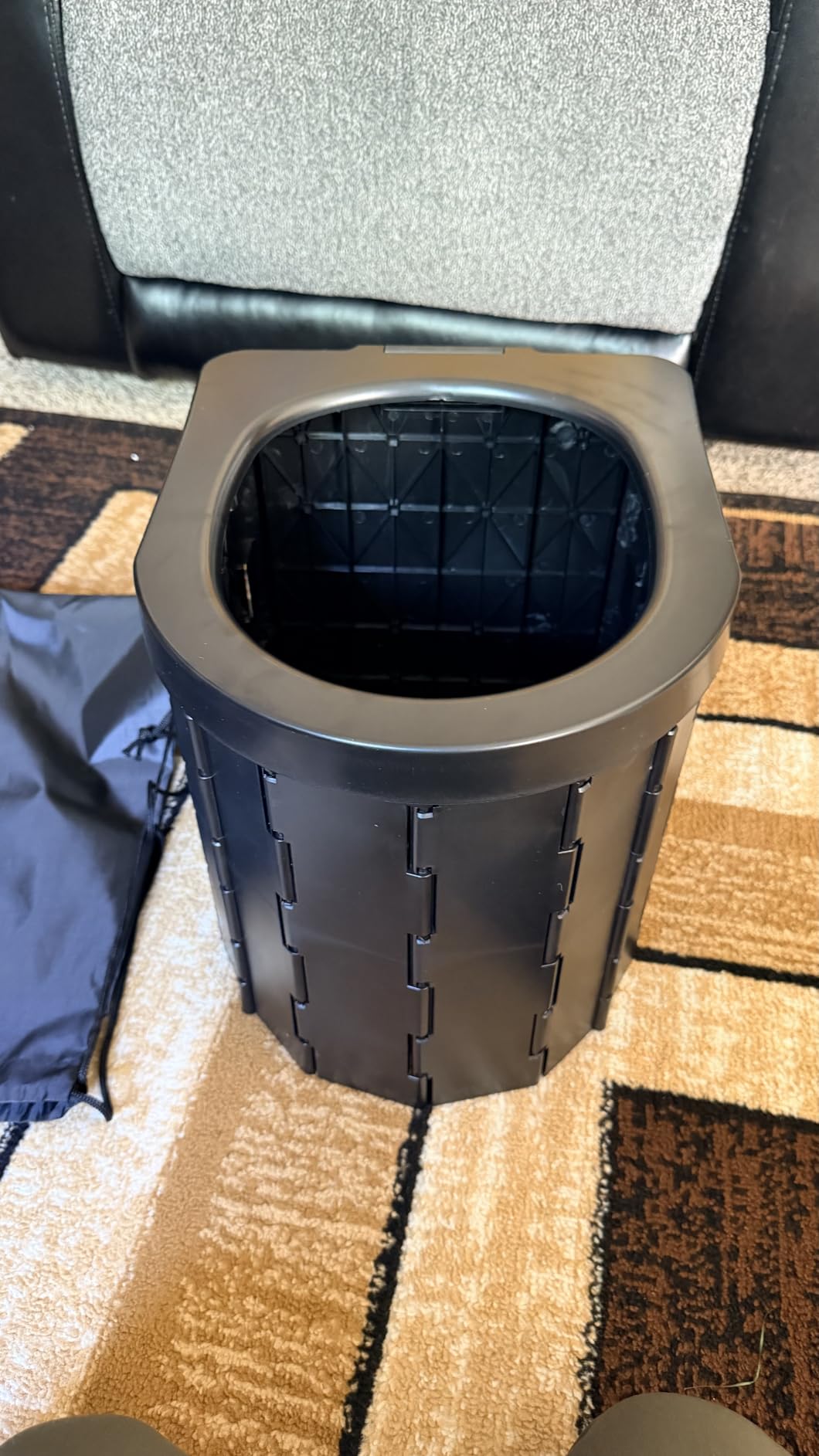 Portable Toilet for Camping, Potty Adults, Porta Travel Commode Bucket Car, Travel, Outdoor, Hiking, Backpack, Trips, Tent, Boat, Beach, Traffic Jam, Home customer photo 2