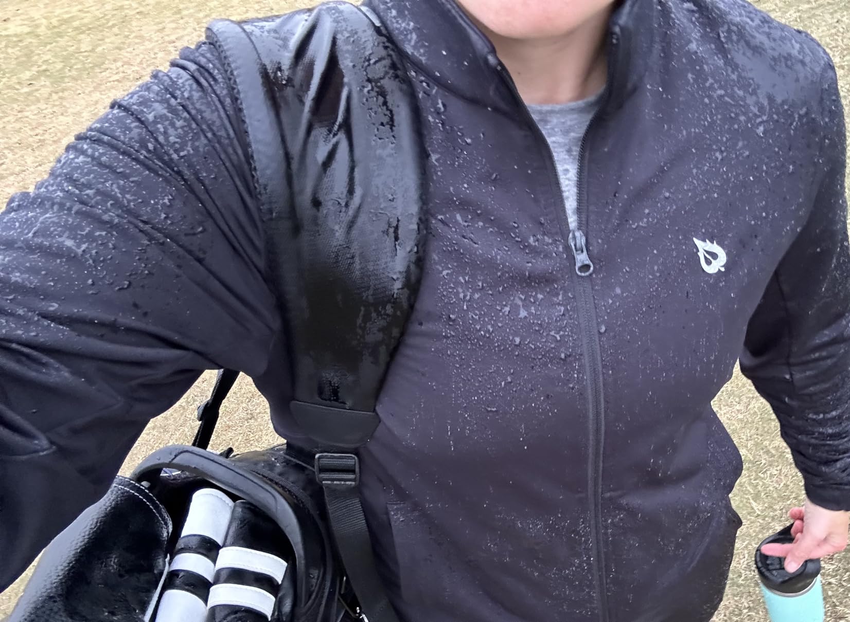 Women's Fleece Running Jacket Winter Gear Water Resistant Cycling customer photo 1