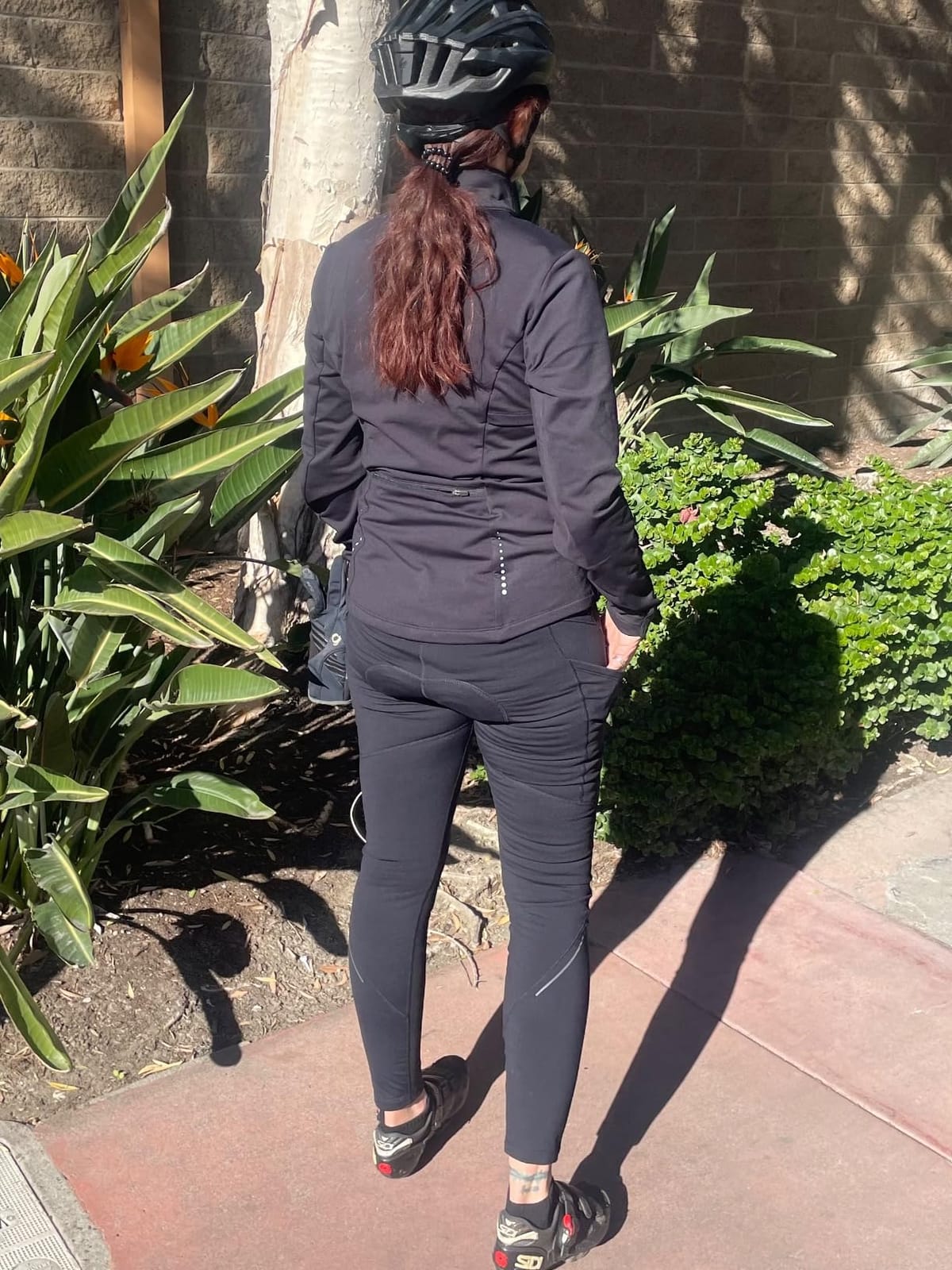 Women's Fleece Running Jacket Winter Gear Water Resistant Cycling customer photo 2