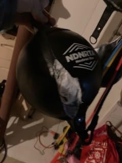 Double End Bag, (Classic Style Upgraded),Improve Reaction Speed, Boxing Equipment, Durable, Double End Punching Bags, Home Gym, Floor to Ceiling, for Boxing (Shipped from the U.S) customer photo 1