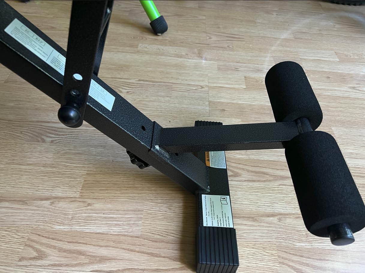YOLEO Adjustable Weight Bench, ASTM-Certified 827LBS | 98% Pre-Assembled, 84-90 Positions Incline Decline Flat, Foldable Gym Bench with Wider Seat for Home Gym(L-XL) customer photo 2