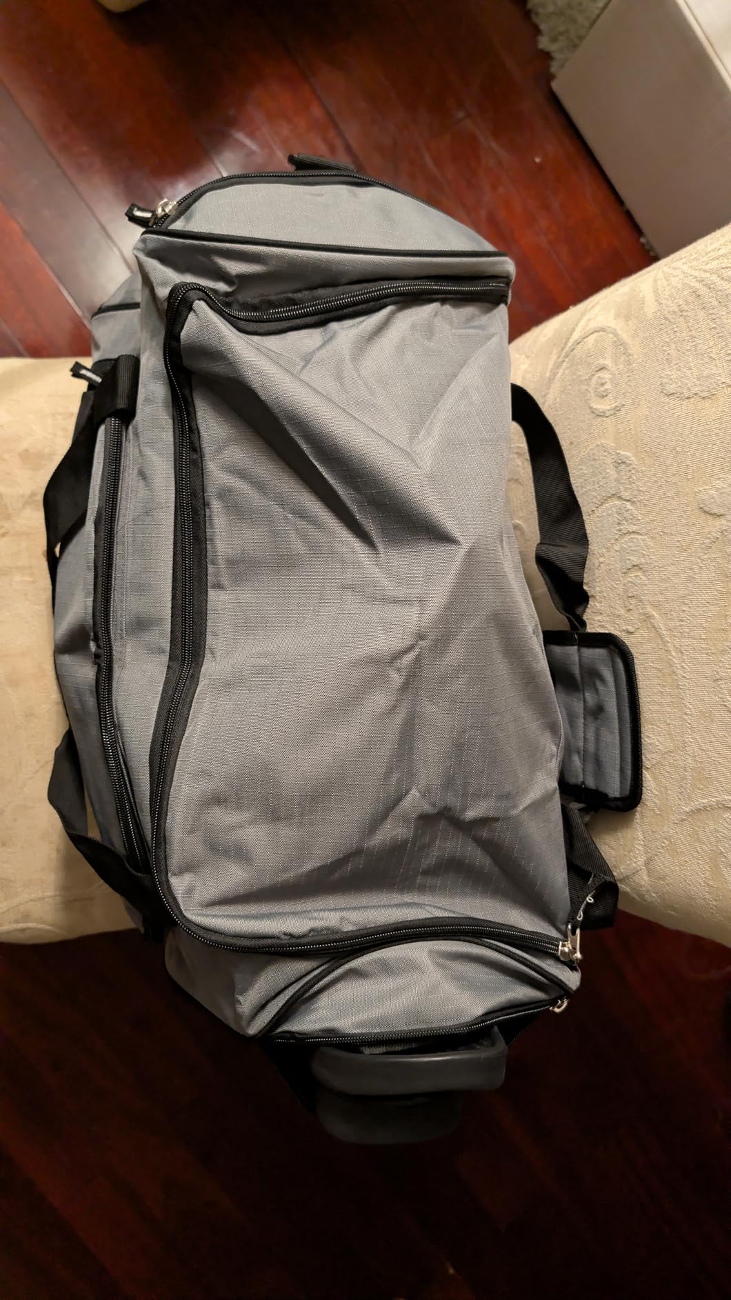 Gym Bag for Men & Women - 50L Large Duffle Bag for Travel, Black customer photo 2