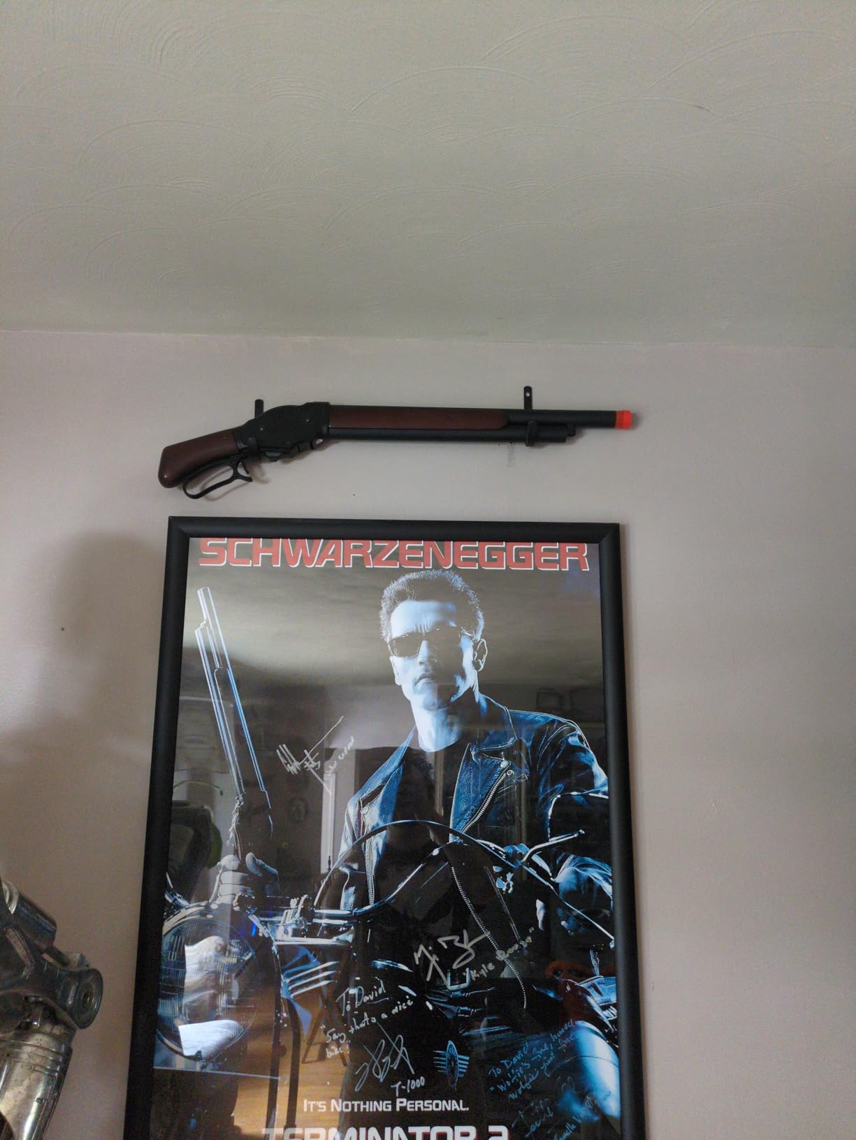 Metal Gun Rack Storage Rifles Shotgun Hooks Wall Mount Hangers for Any Rifles Shotguns Archery Bow with Soft Padding and Heavy Duty Steel customer photo 2