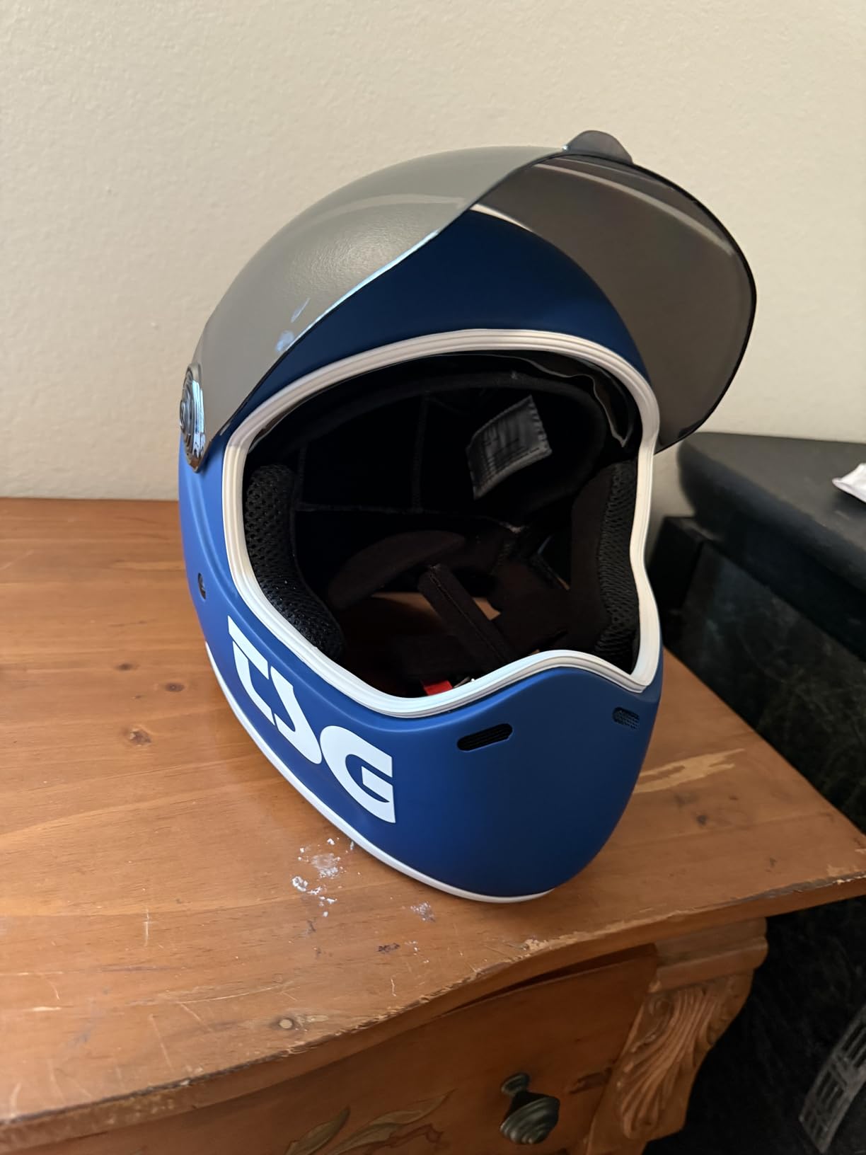 TSG Pass Pro Full-face Helmet w/Two Visors - Performance Helmet for Downhill Skateboarding, E-Skating, E-Onewheeling, Longboarding - Compact, Aerodynamic, Anti Fog customer photo 1