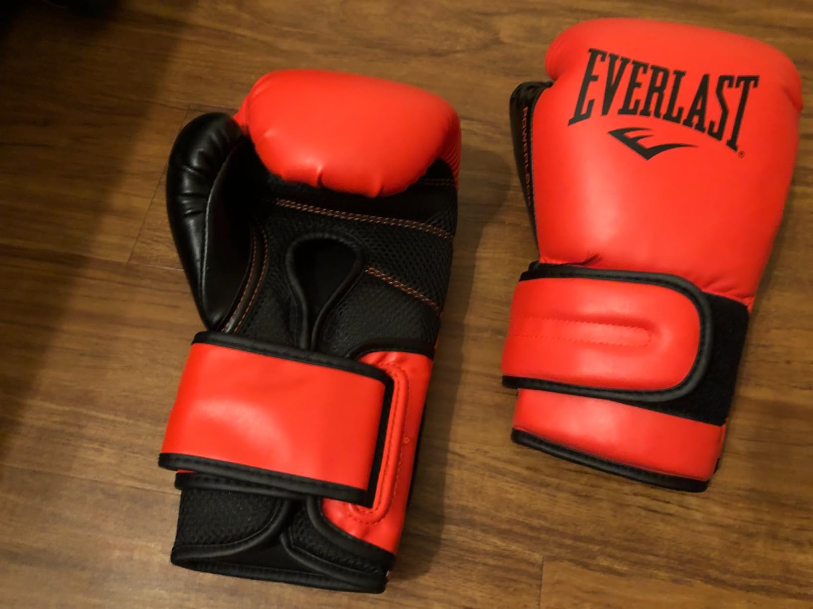 Everlast Powerlock 2 Hook & Loop Boxing Gloves | Fight Training Gloves | Hook and Loop with Durable Hand & Wrist Support | Heavy Bag & Fitness Training customer photo 1