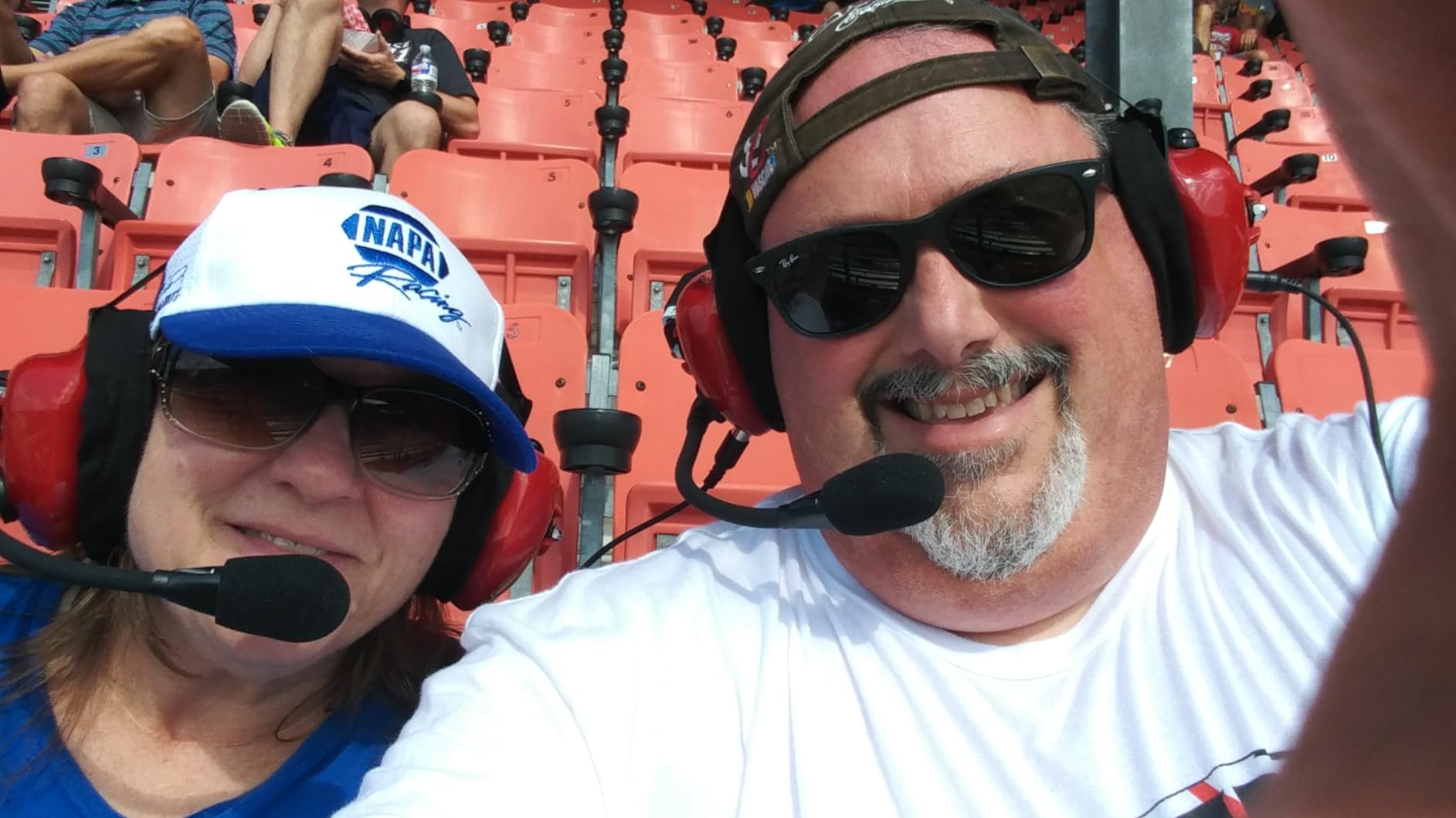 H80 Linkable Behind-the-Head Headset 2-Pack | Connects to NASCAR Scanners and Nitro Bee Race Receivers - 24dB NRR, Noise-Canceling Mic & 3.5mm Audio Input customer photo 2