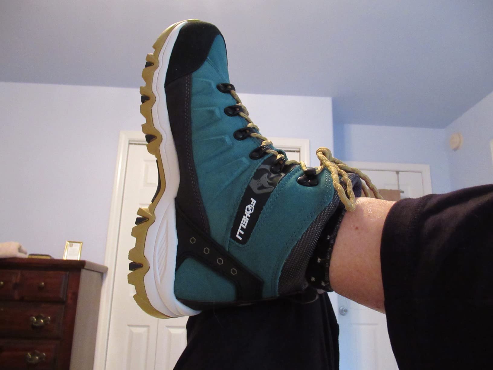 Women's Waterproof Lightweight Suede Leather Hiking Boots customer photo 1