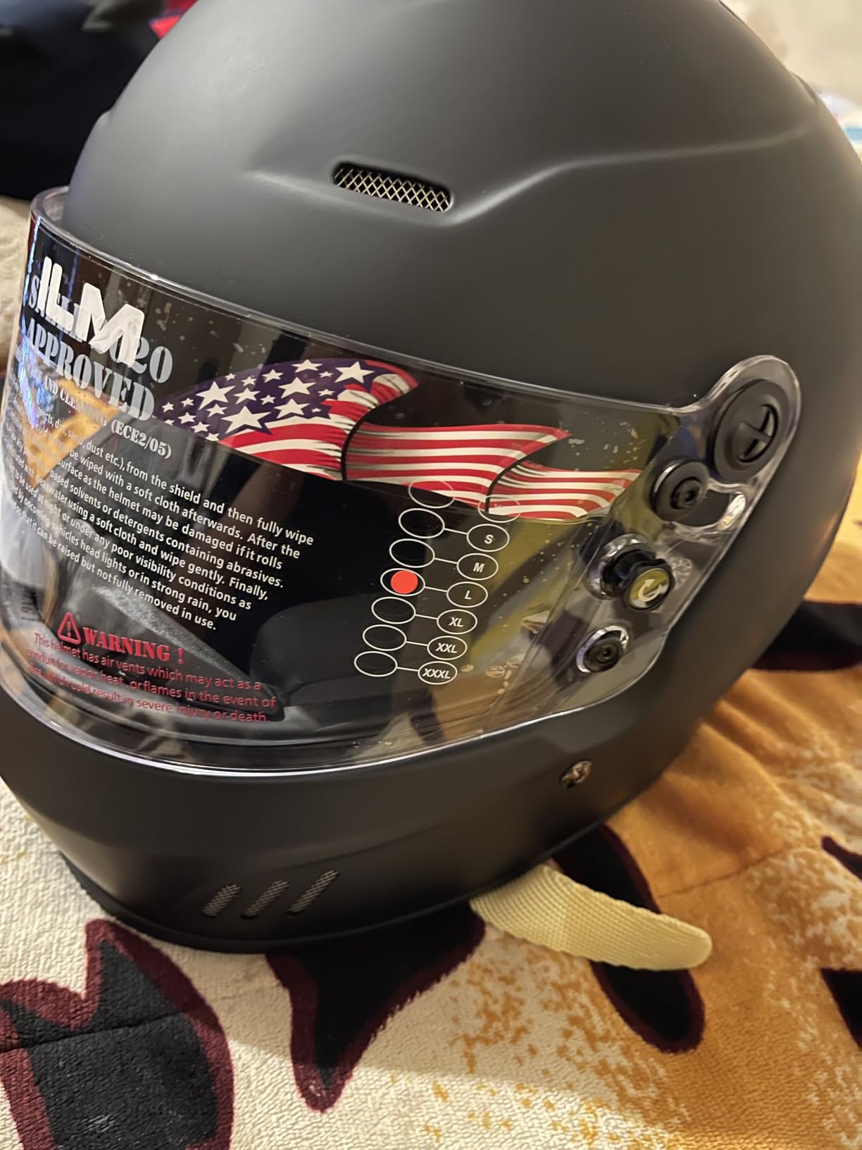 ILM Snell SA2025 Full Face Auto Car Racing Helmet Model 760 for Men and Women customer photo 2