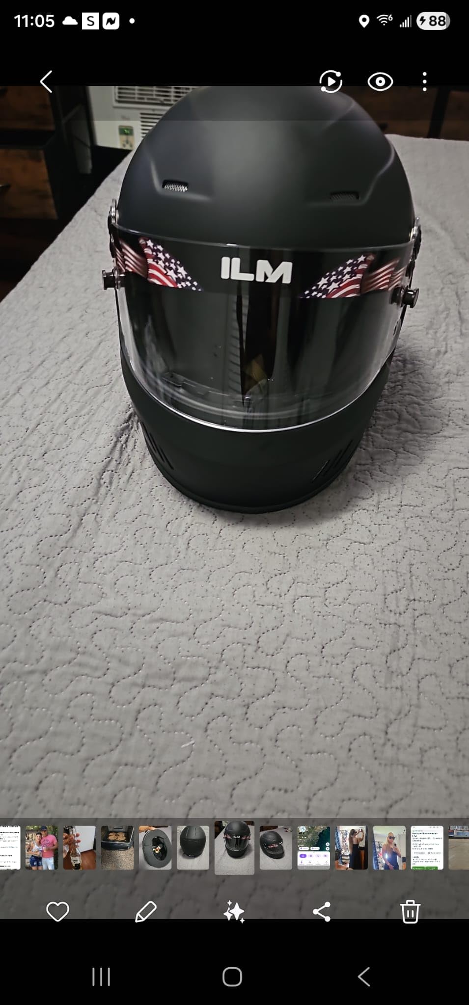 ILM Snell SA2025 Full Face Auto Car Racing Helmets for Men and Women Model 760 customer photo 1