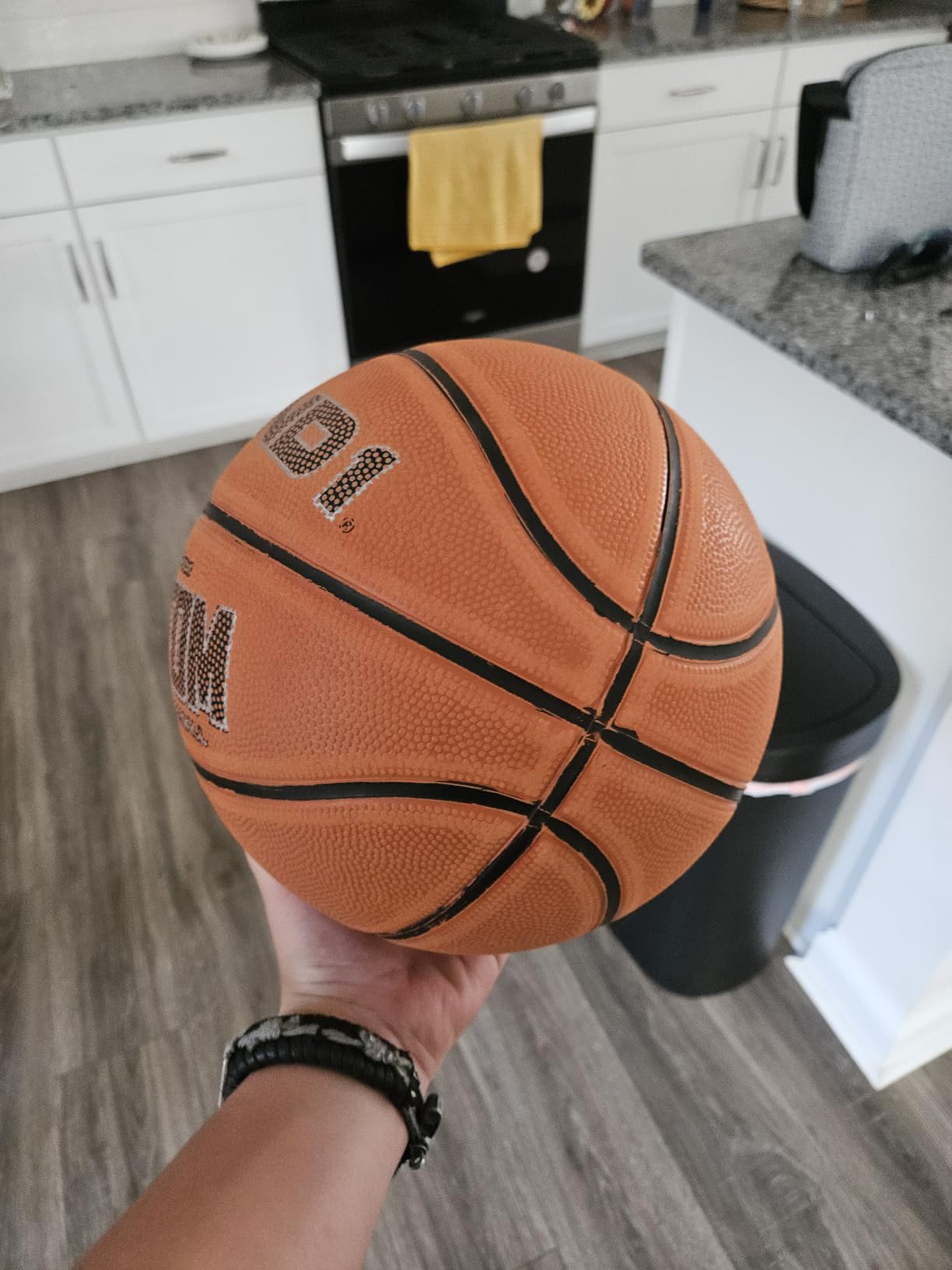 AND1 Rubber Basketball, Official Regulation Size 7(29.5