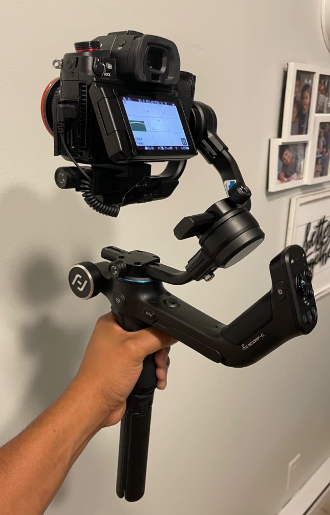 FeiyuTech SCORP-C Gimbal Stabilizer for Cameras DSLR and Mirrorless Camera customer photo 2