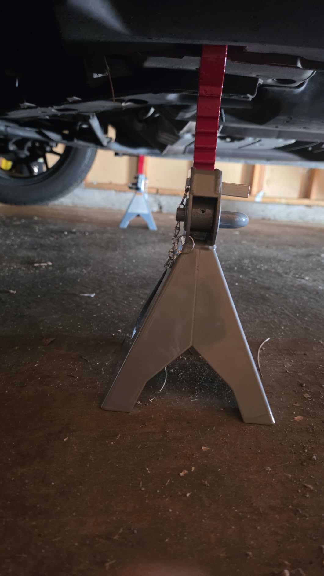 Pro-LifT PL3300 Heavy Duty Jack Stands For Car – 3 Ton in Pair with Double Pins - Handle Lock and Mobility Pin for Extra Safety – Great for Home Auto Repair Shop, Orange customer photo 1