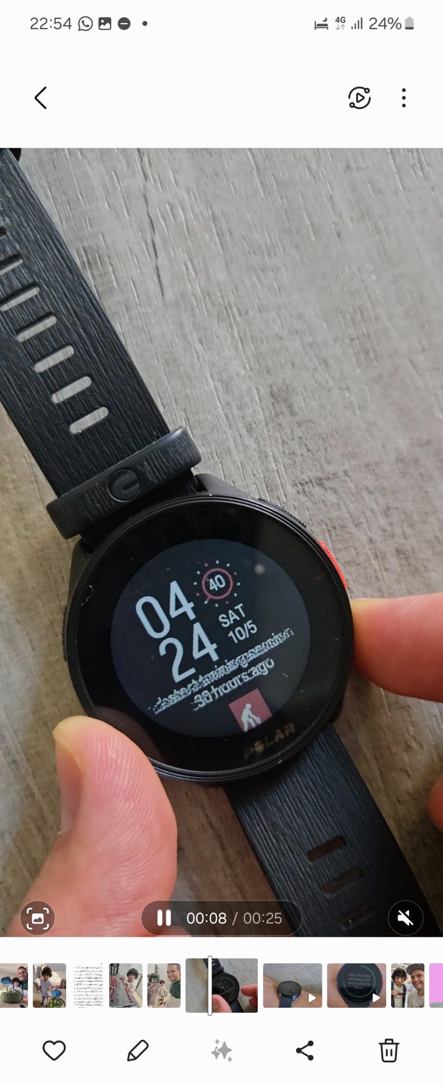POLAR Pacer Ultra-Light GPS Fitness Tracker Smartwatch for Runners; S-L, for Men or Women, White customer photo 2