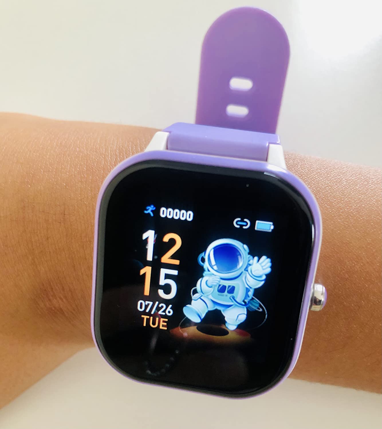 Kids Fitness Tracker Watch, IP68 Waterproof Smart Watch | kids watch with 19 Sport Modes, Pedometer, Heart Rate Monitor, Great Gift for Kids customer photo 1