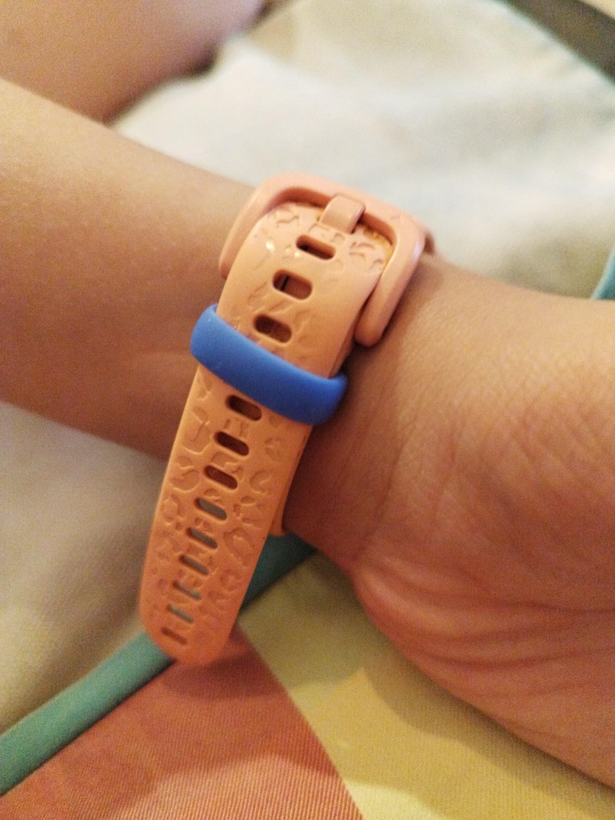 Garmin vívofit® jr. 3, Kids Fitness Tracker, Peach Leopard | Swim-Friendly, Includes Interactive App Experience, Up to 1-year Battery life, Adjustable Watch Band customer photo 1