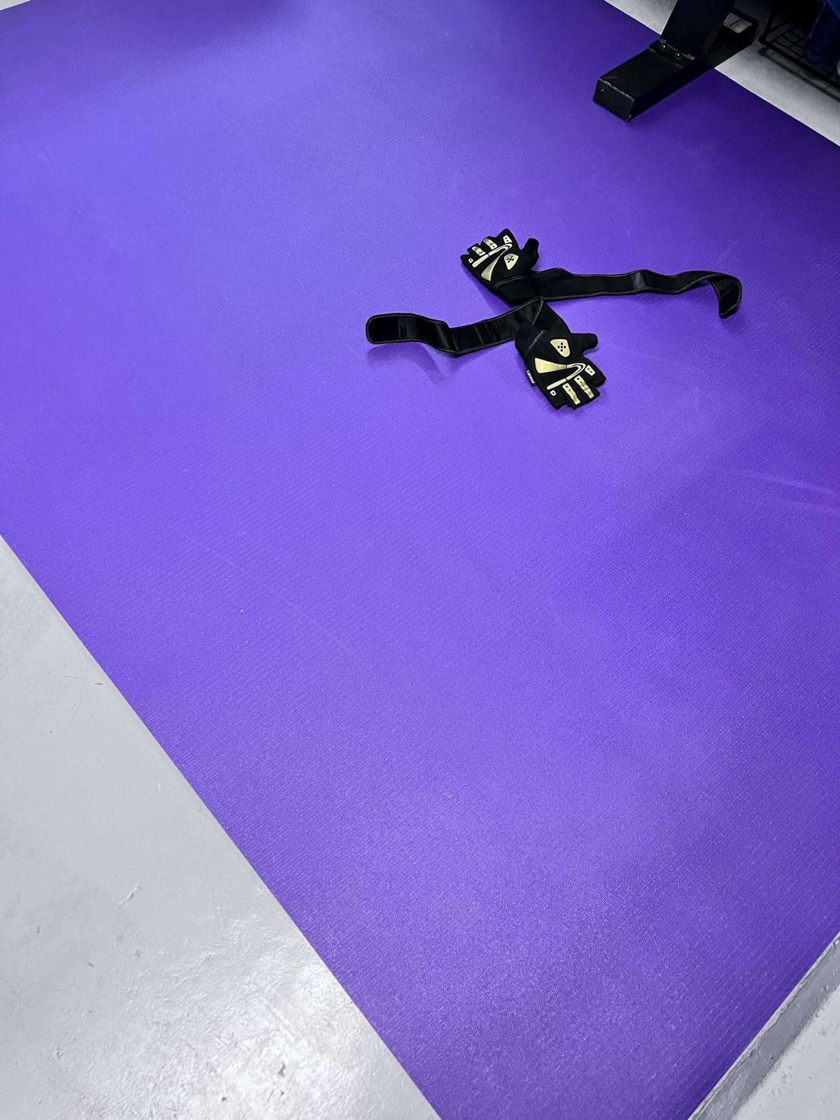 GXMMAT Extra Large Exercise Mat 16'x6'/12'x6'/10'x6'/8'x6'(7mm) | High-Density Wide Workout Mats for Home Gym & Garage Flooring, Non-Slip Thick Cardio Mat for MMA, Weights, Fitness, Shoe-Friendly customer photo 2
